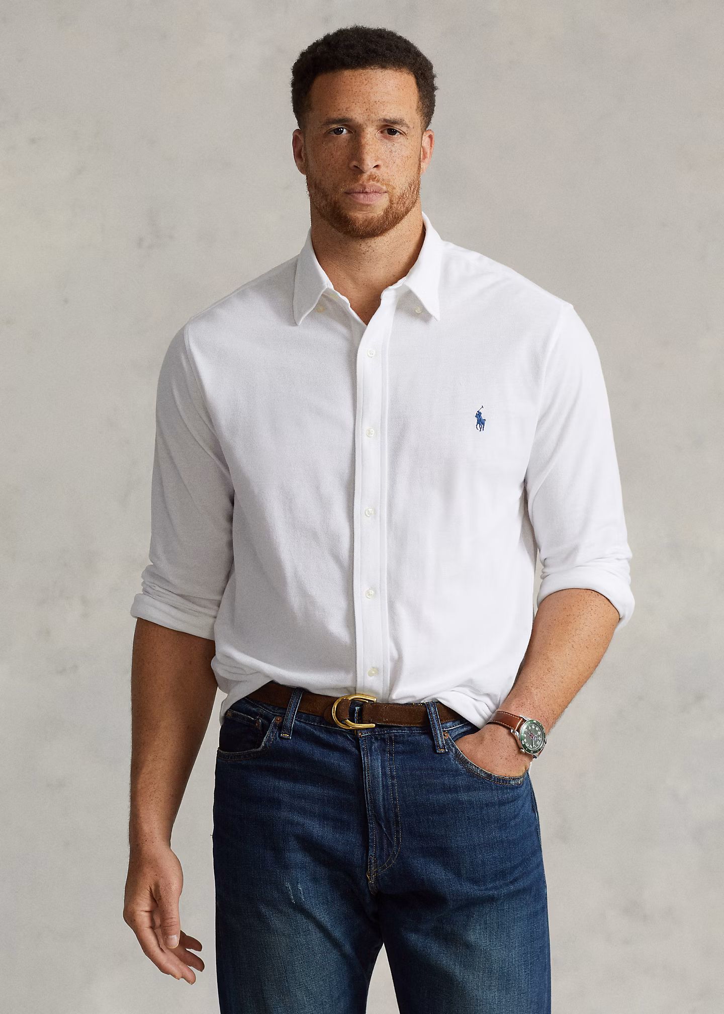 Featherweight Piqué-Hemd - RALPH LAUREN OUTLET