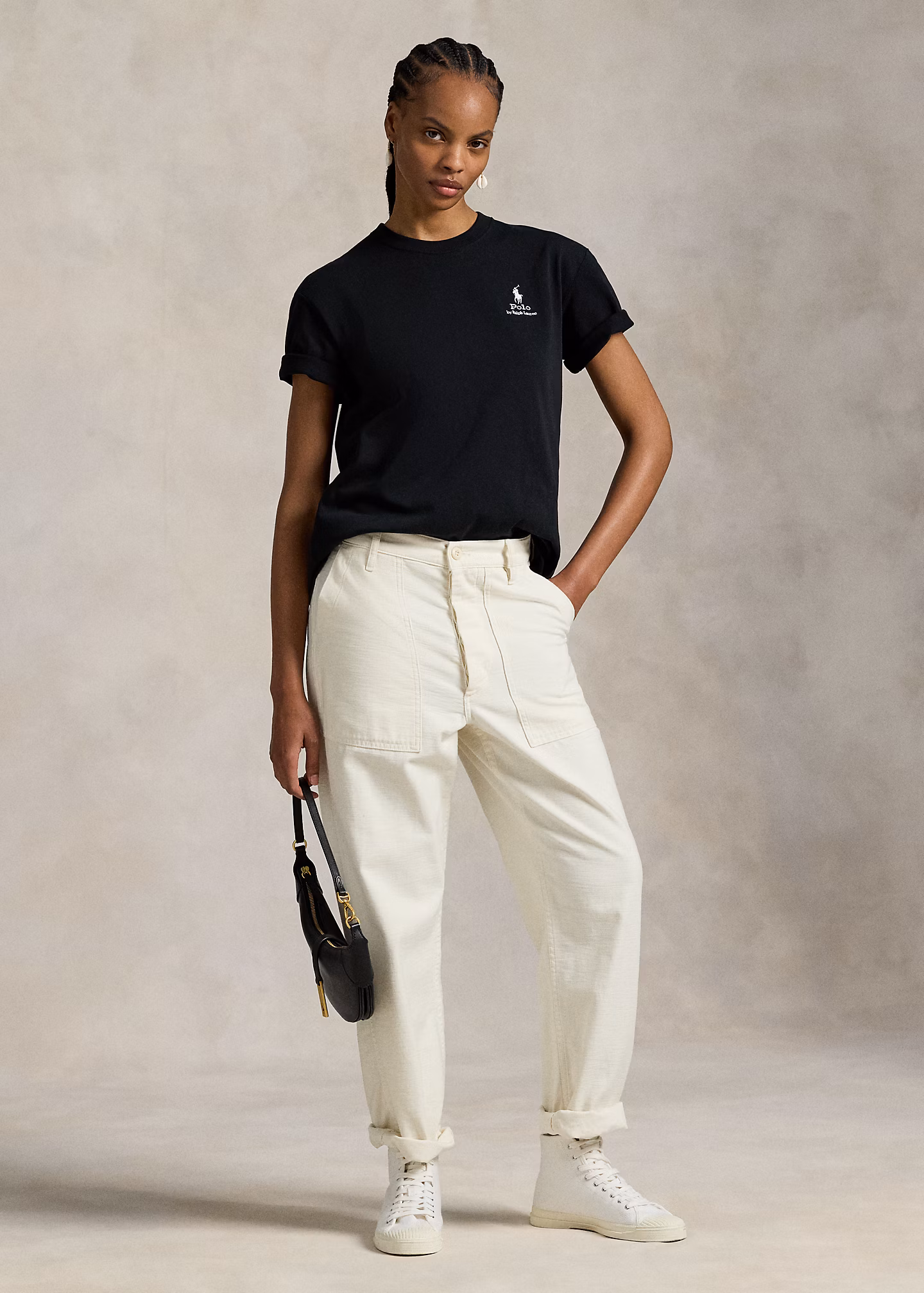 Baumwolljersey-T-Shirt mit Logo - RALPH LAUREN OUTLET