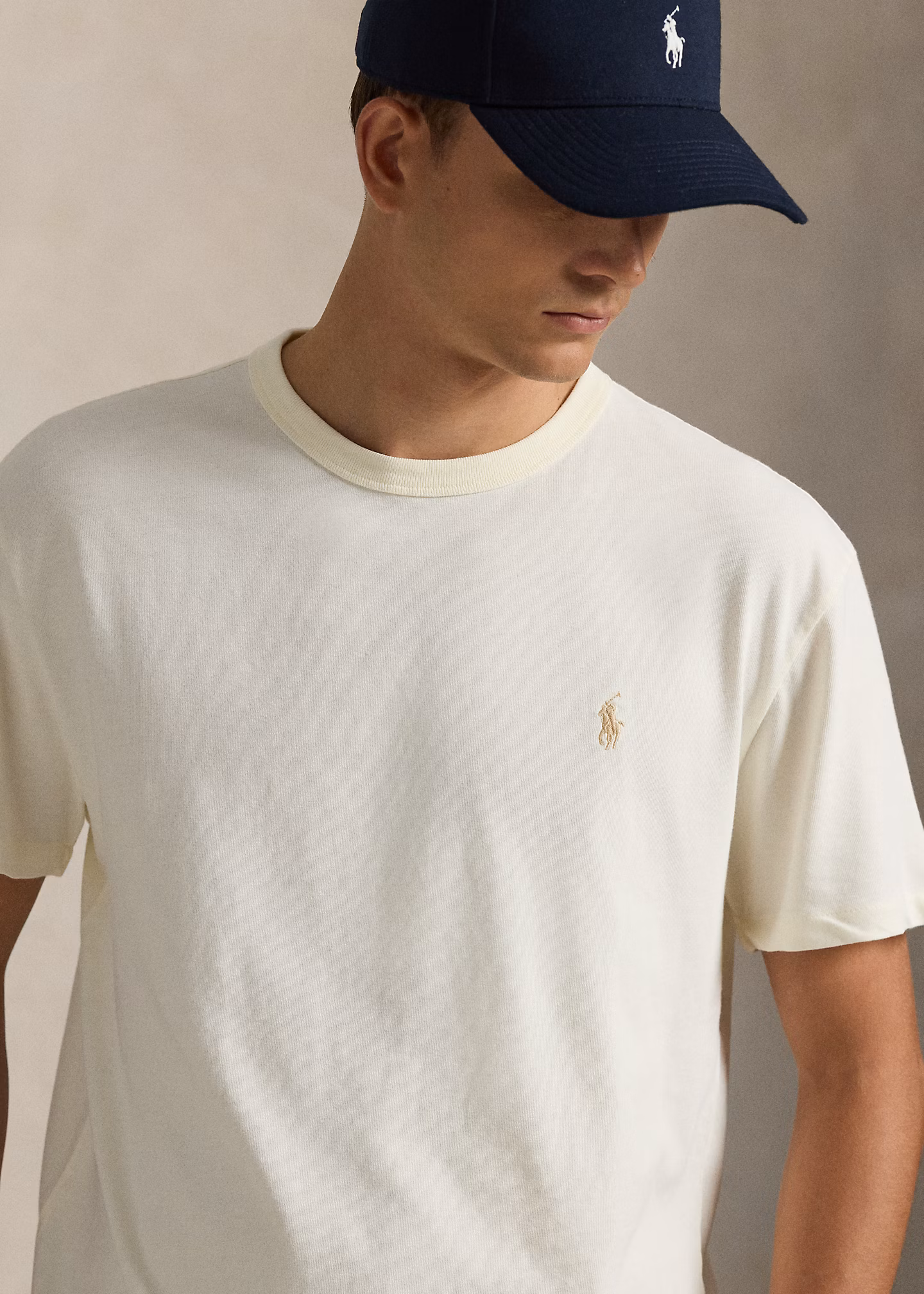 Classic-Fit Rundhals-T-Shirt aus Jersey - RALPH LAUREN OUTLET