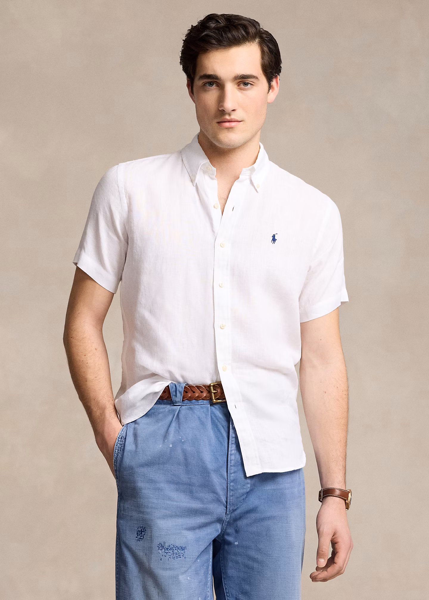 Custom-Fit Leinenhemd - RALPH LAUREN OUTLET