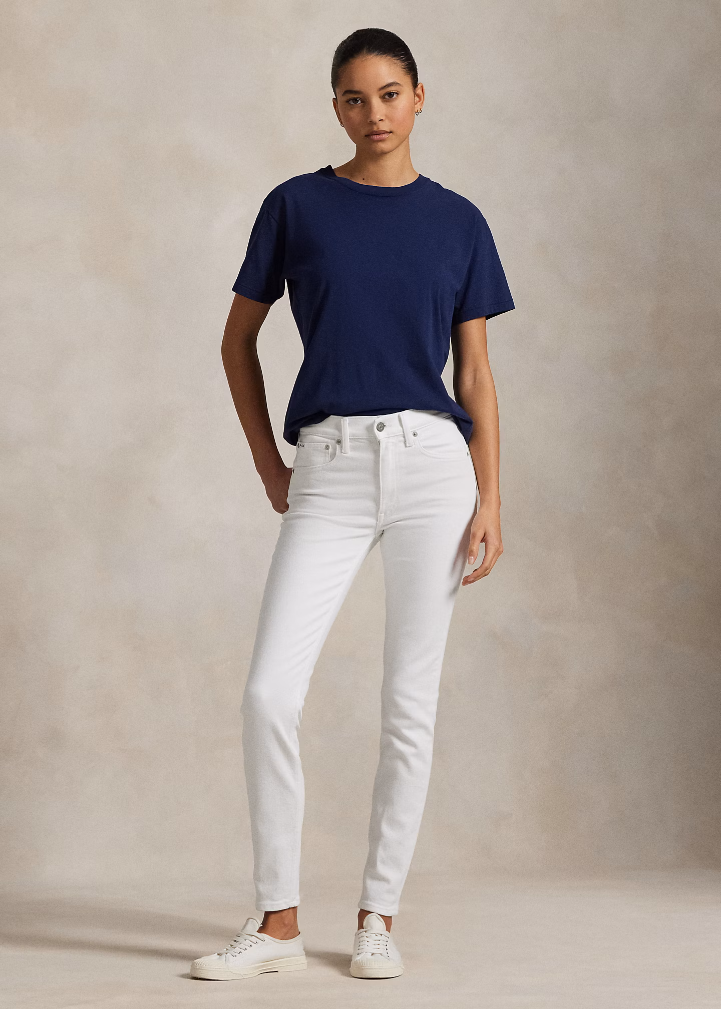 Super-Slim-Jeans mit mittlerer Leibhöhe - RALPH LAUREN OUTLET