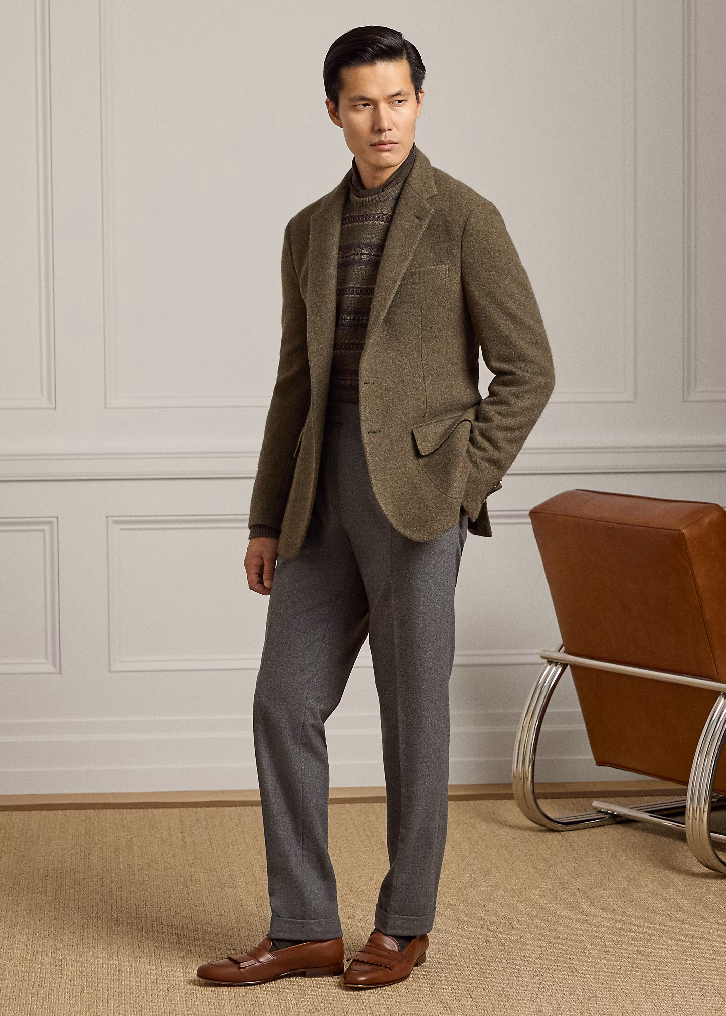 Fair-Isle-Kaschmirpullover mit Wolle - RALPH LAUREN OUTLET