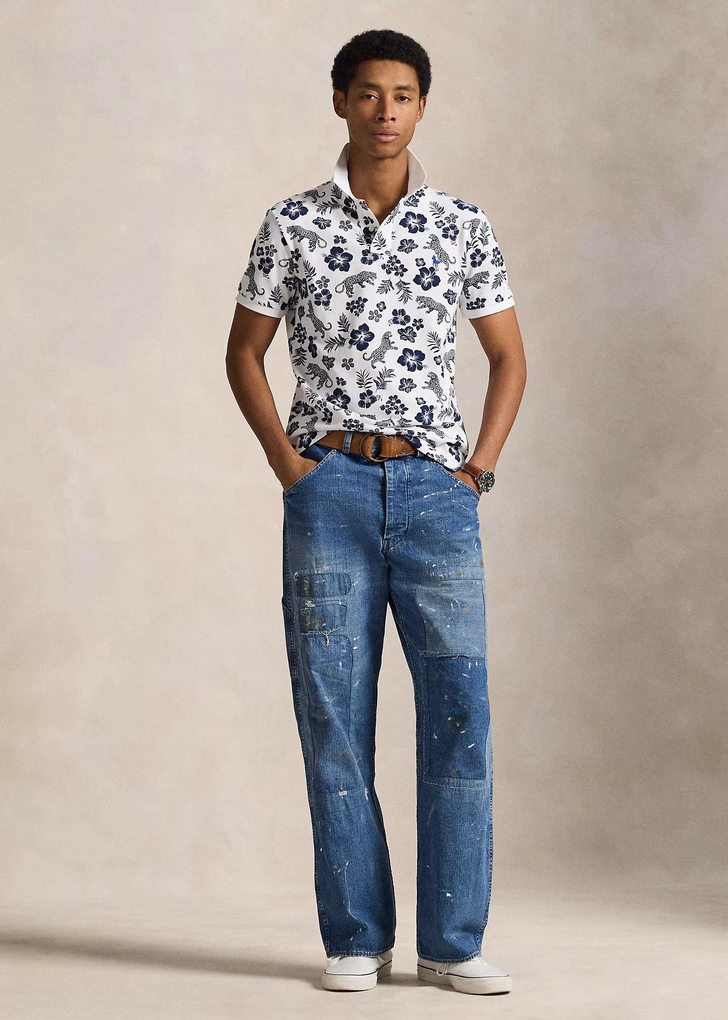 Custom-Slim-Fit Poloshirt aus Piqué - RALPH LAUREN OUTLET