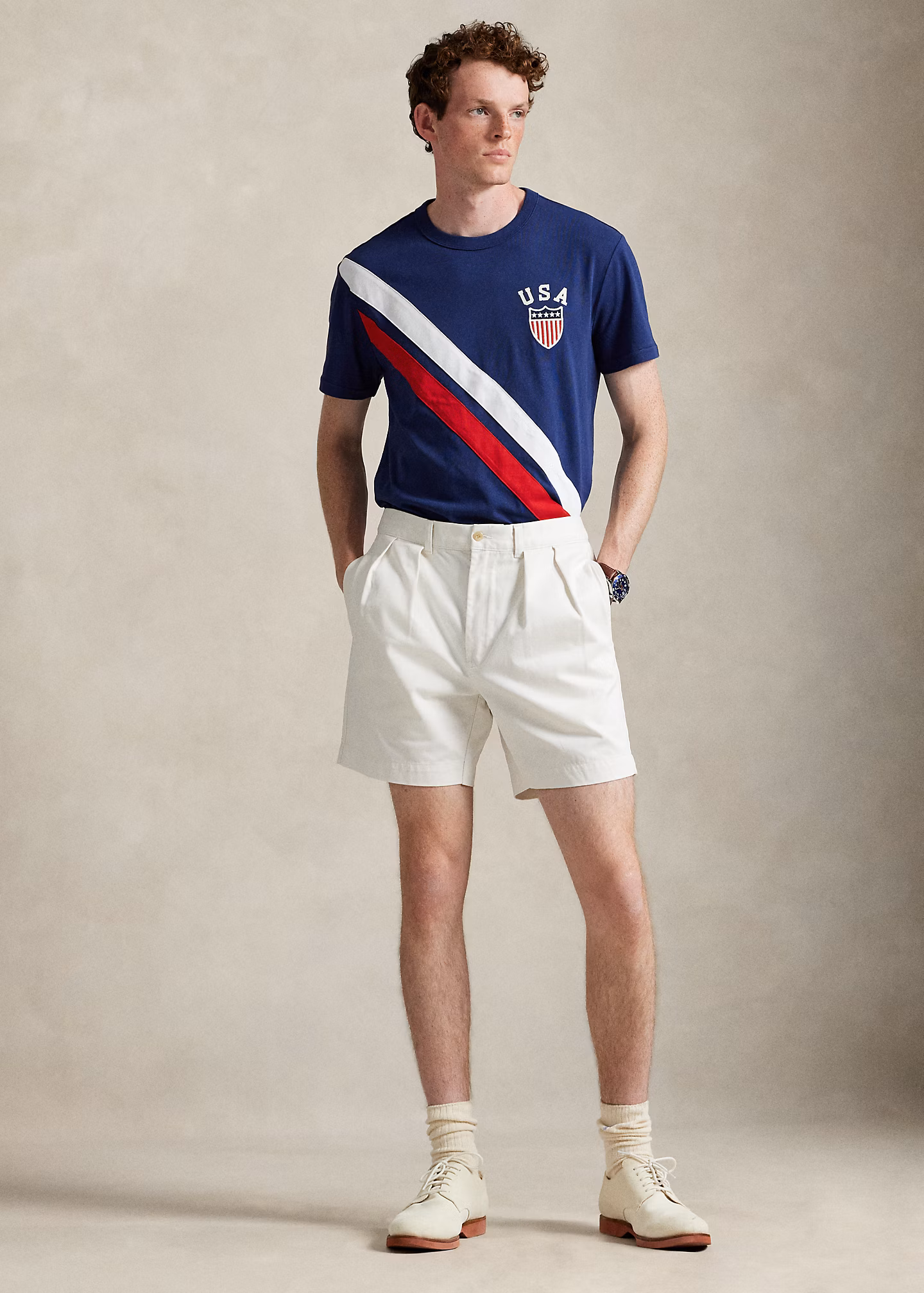 Standard-Fit Jersey-T-Shirt mit Grafik - RALPH LAUREN OUTLET