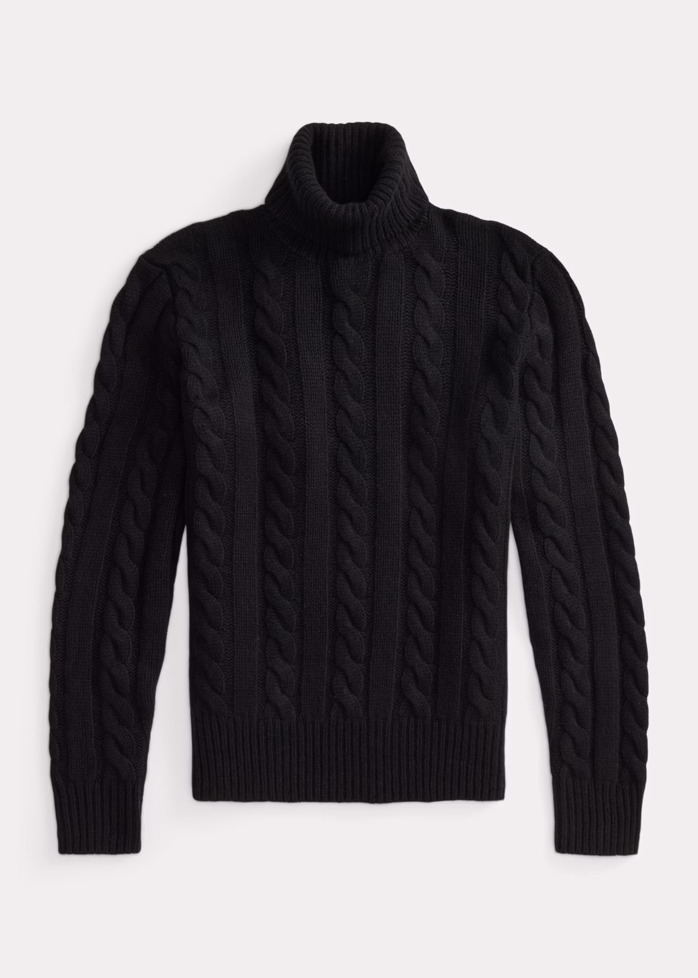 Woll-Kaschmir-Pullover mit Zopfmuster - RALPH LAUREN OUTLET