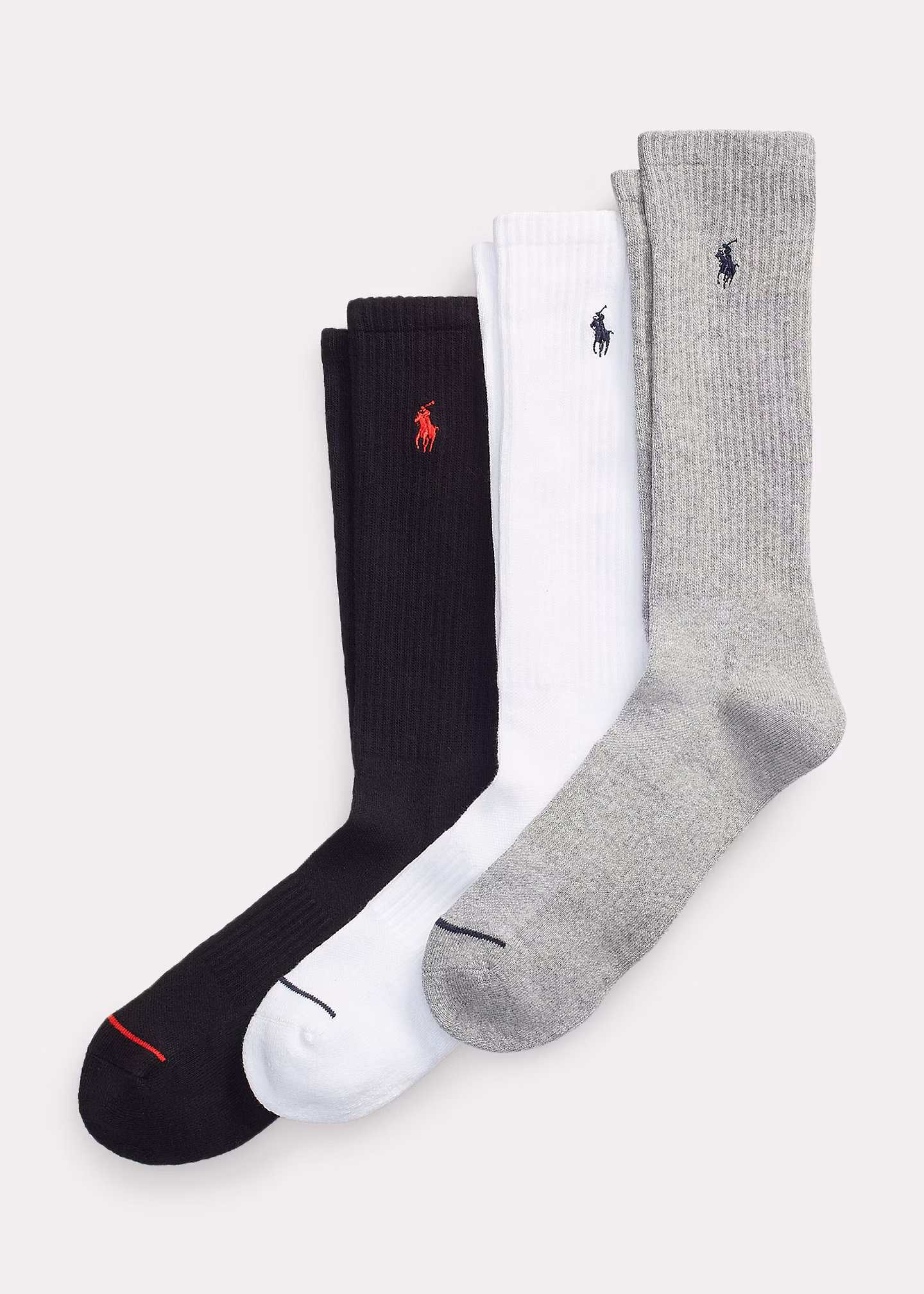 3er-Pack sportliche Crew-Socken - RALPH LAUREN OUTLET