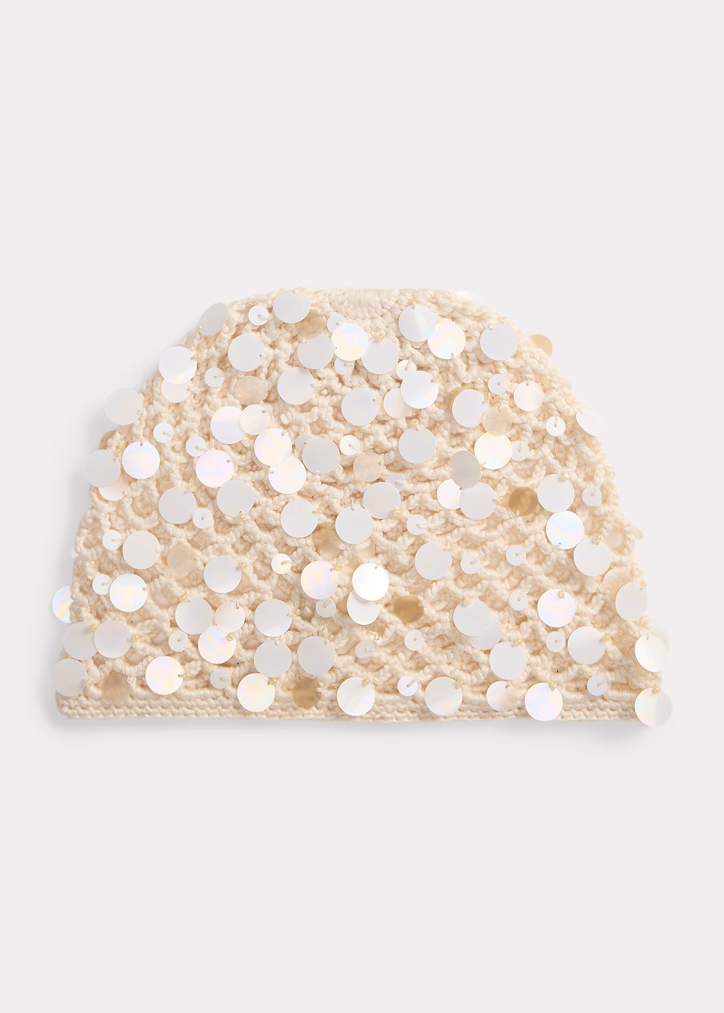 Gehäkelte Beaniemütze mit Pailletten - RALPH LAUREN OUTLET