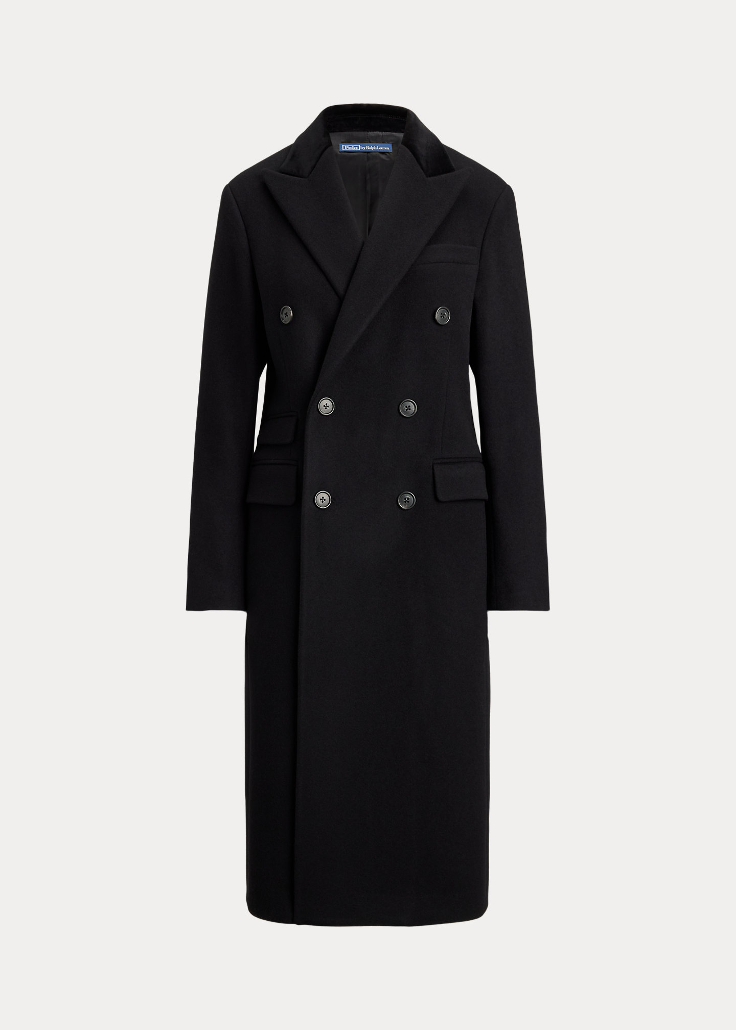 Double-Breasted Wool Melton Coat - RALPH LAUREN OUTLET