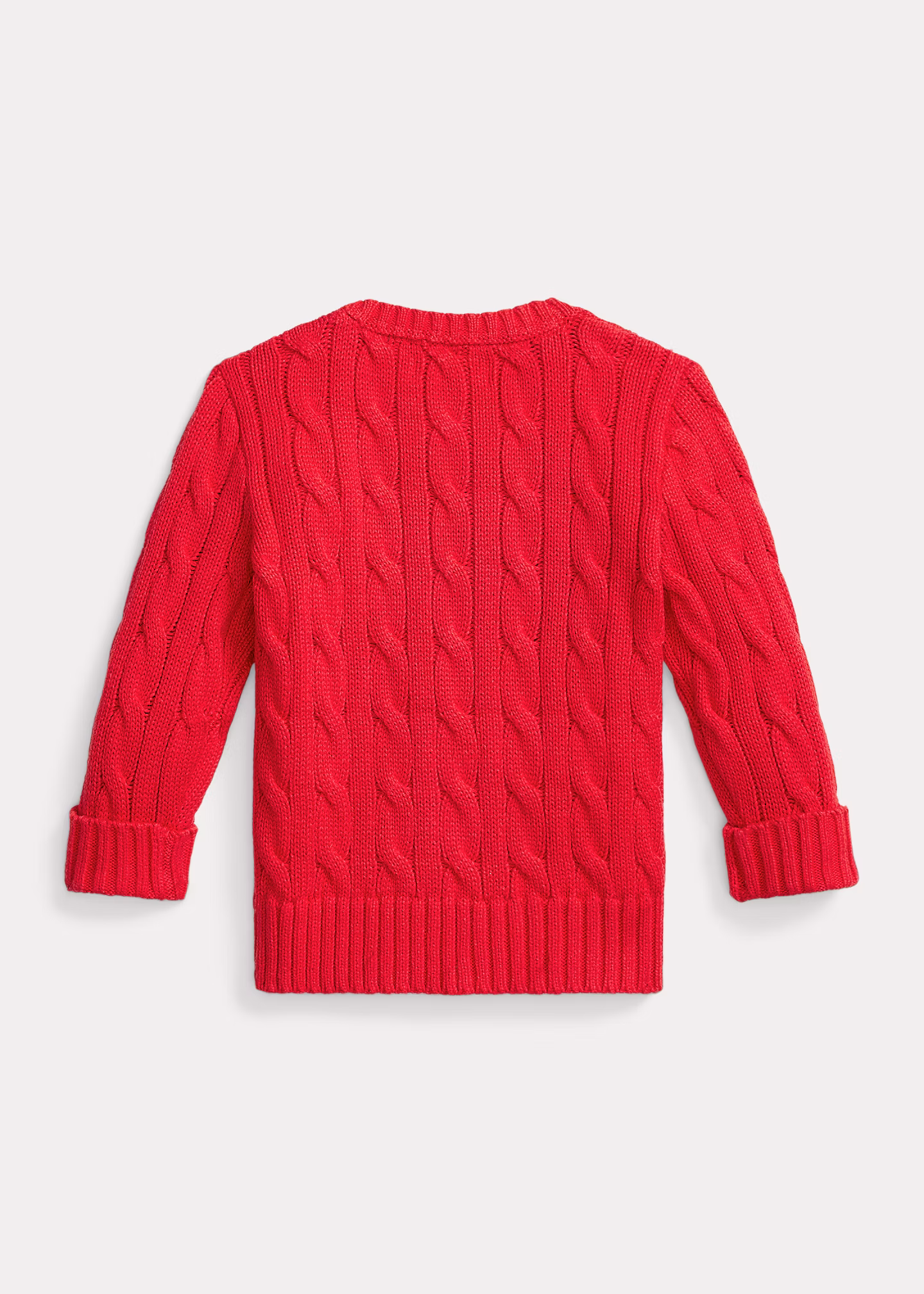 Baumwollpullover mit Zopfmuster - RALPH LAUREN OUTLET