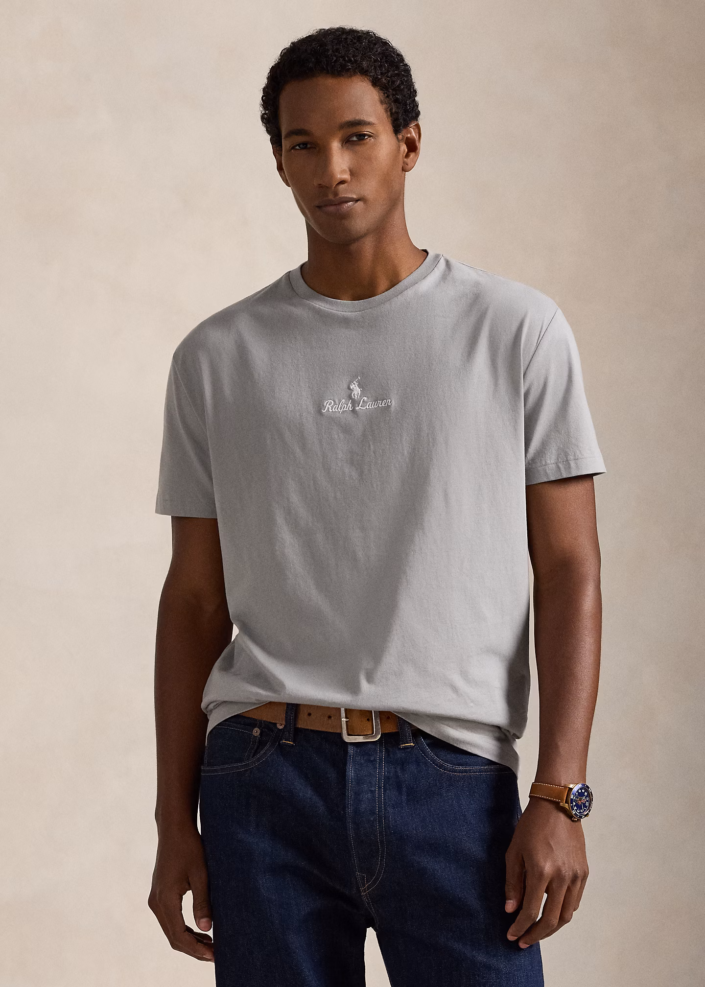 Classic-Fit Jersey-T-Shirt mit Logo - RALPH LAUREN OUTLET
