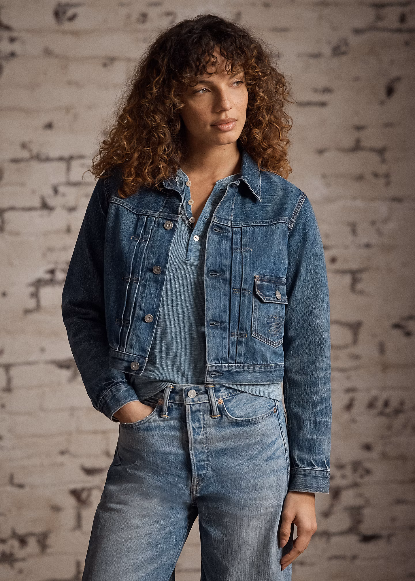 Verkürzte Jeansjacke - RALPH LAUREN OUTLET