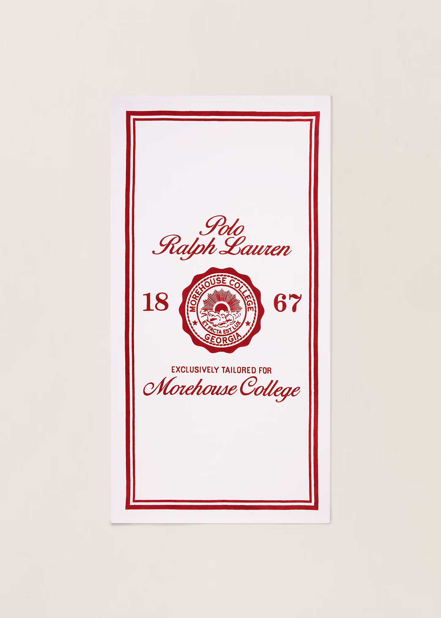 Das Strandtuch Morehouse College - RALPH LAUREN OUTLET