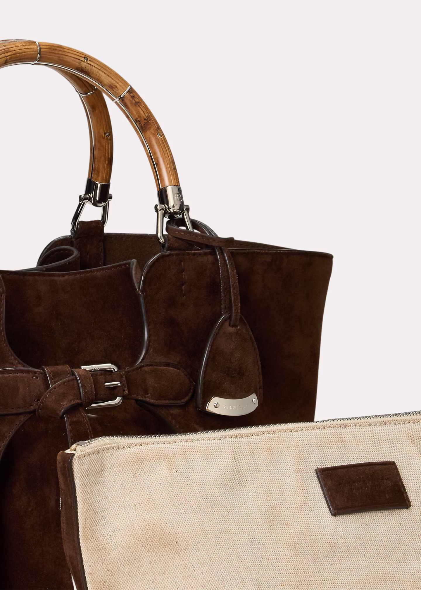 Die Tragetasche Ralph aus Kalbswildleder - RALPH LAUREN OUTLET