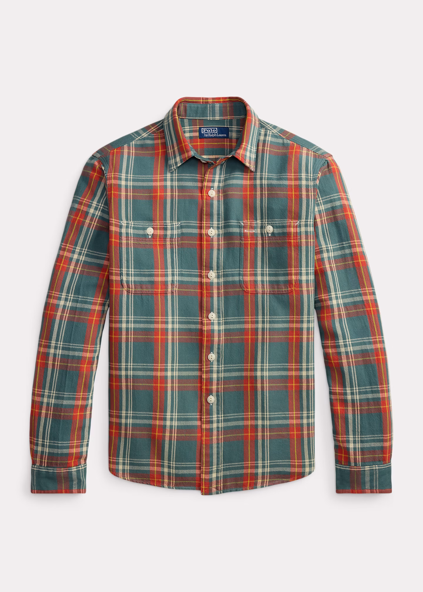 Classic-Fit Flanell-Arbeitshemd - RALPH LAUREN OUTLET