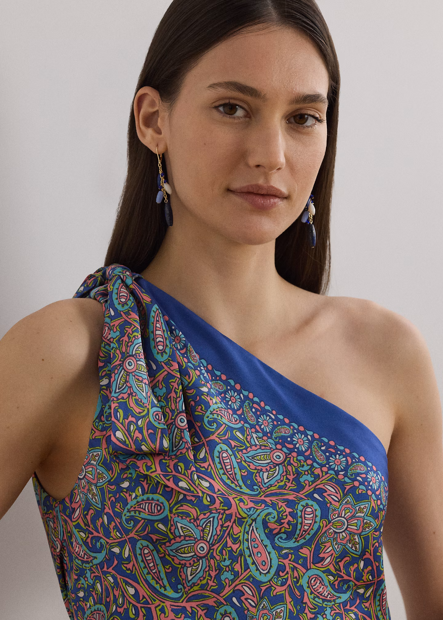 Einschultrige Paisley-Bluse aus Twill - RALPH LAUREN OUTLET