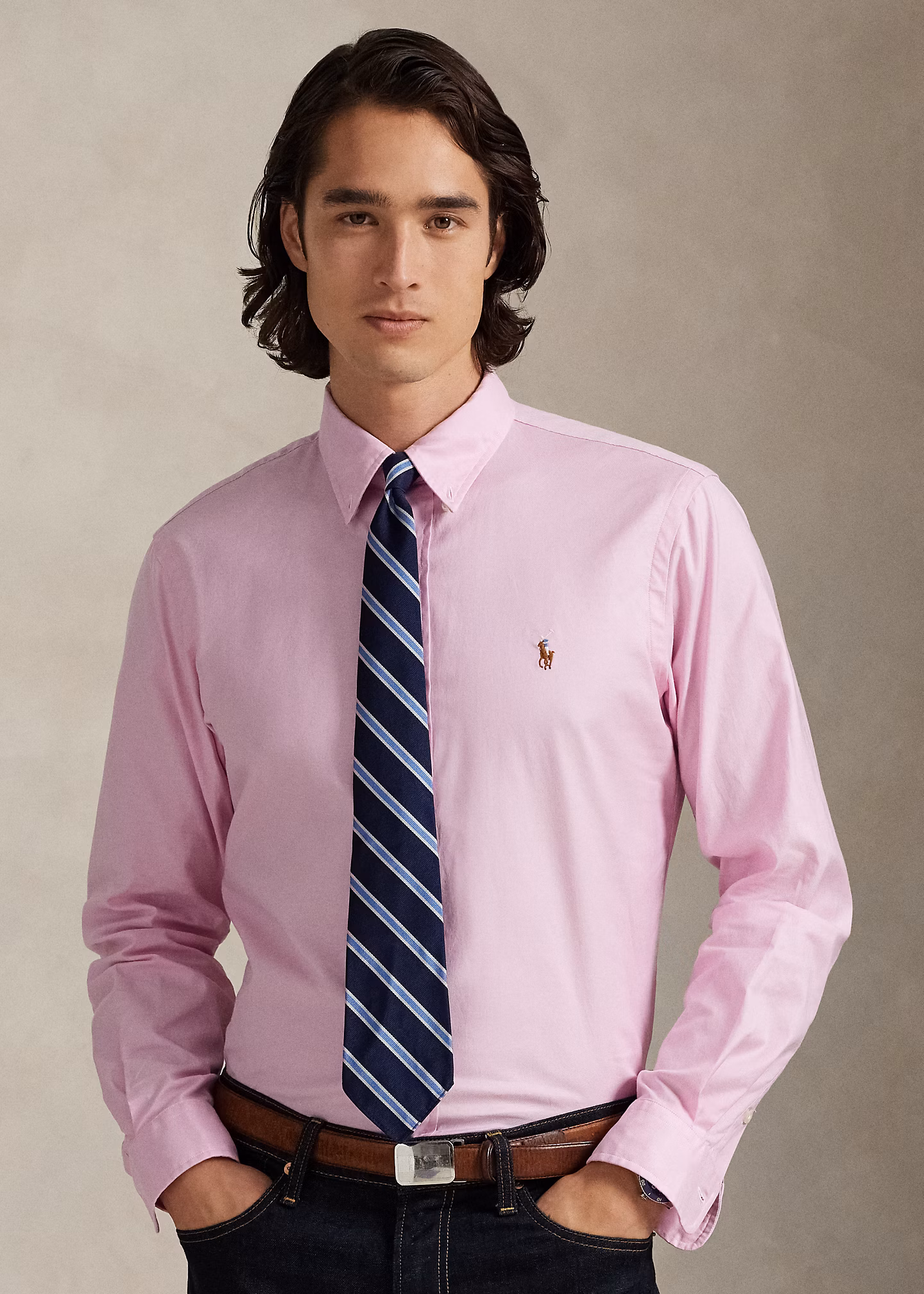 Custom-Fit Oxfordhemd mit Stretch - RALPH LAUREN OUTLET