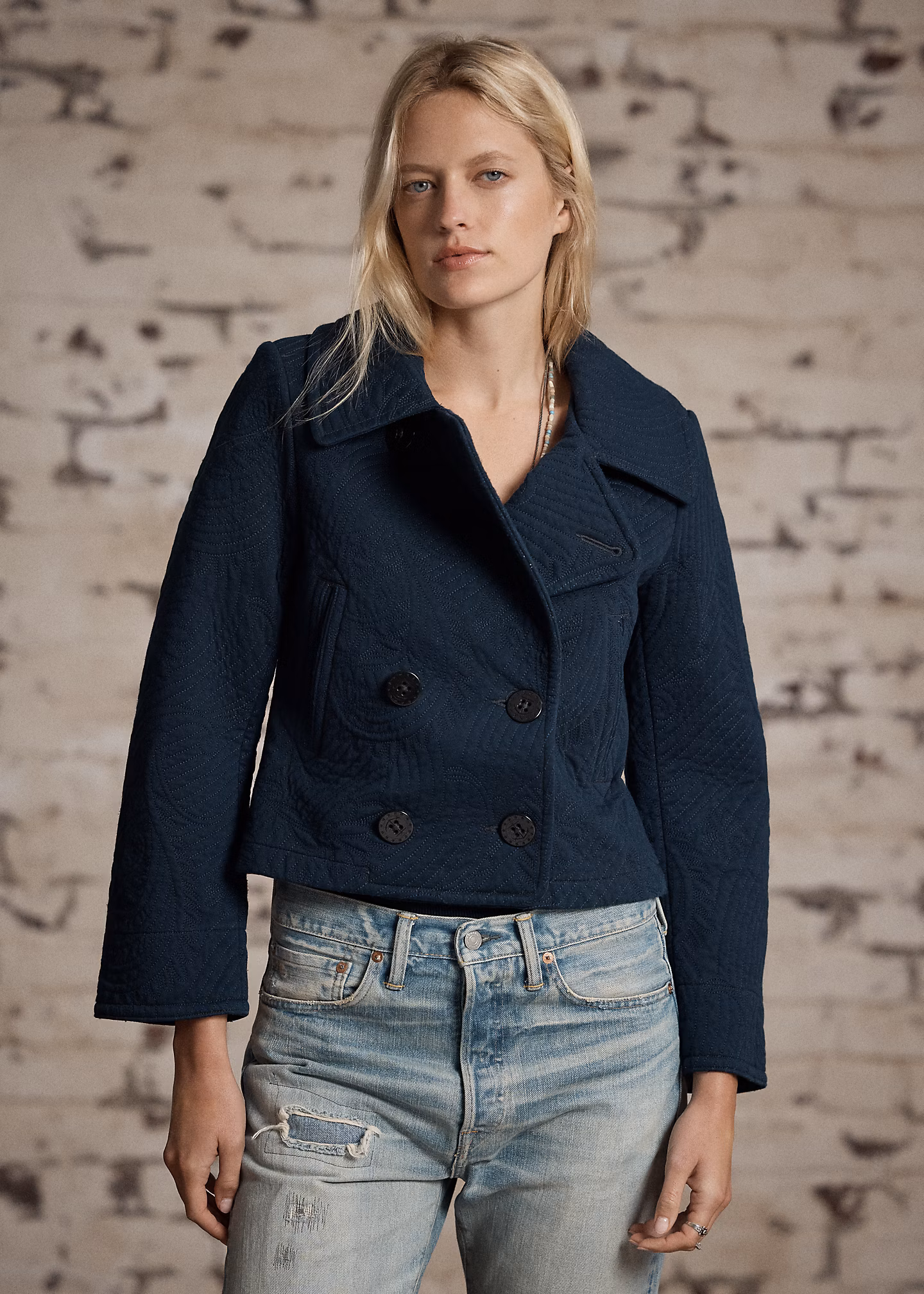 Kurzer gesteppter Jersey-Caban - RALPH LAUREN OUTLET