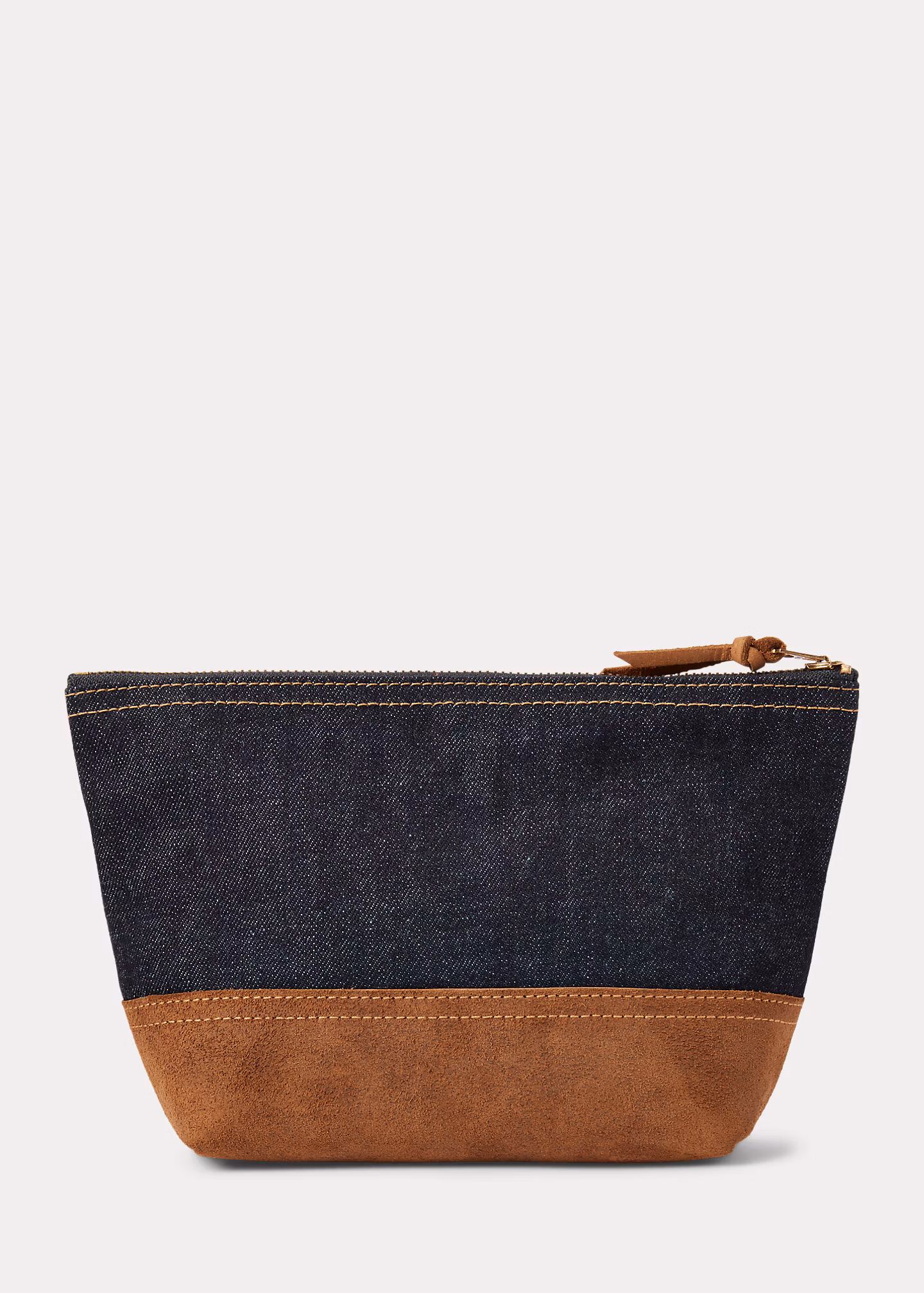 Denim-Pochette mit Wildlederbesatz - RALPH LAUREN OUTLET
