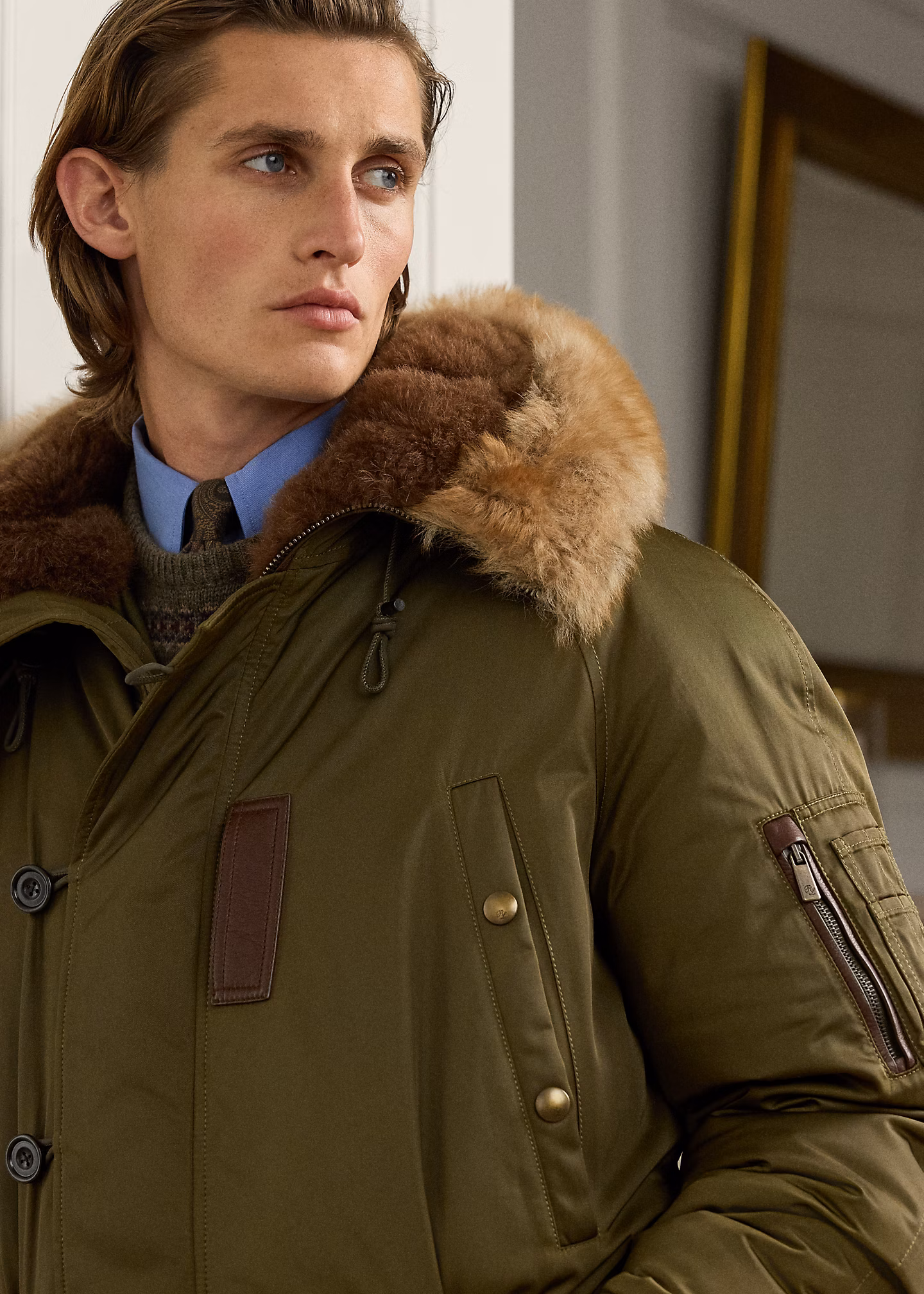 Daunenparka mit Lammfellbesatz - RALPH LAUREN OUTLET