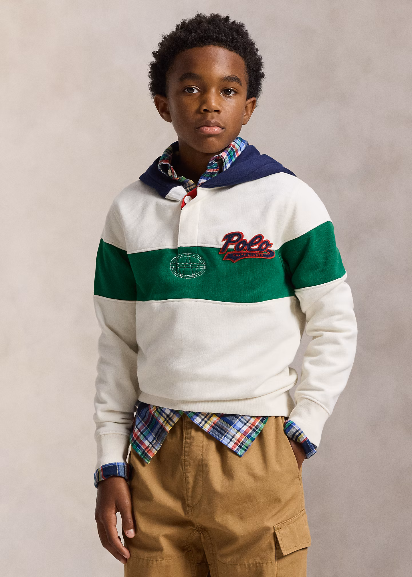 Rugby-Kapuzenpullover aus Fleece - RALPH LAUREN OUTLET