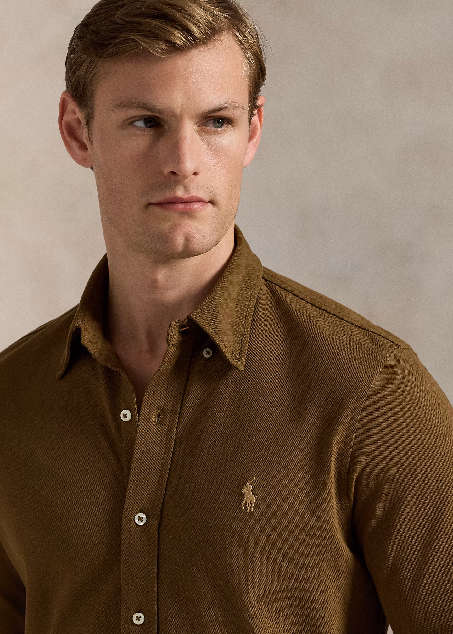 Featherweight Piqué-Hemd - RALPH LAUREN OUTLET