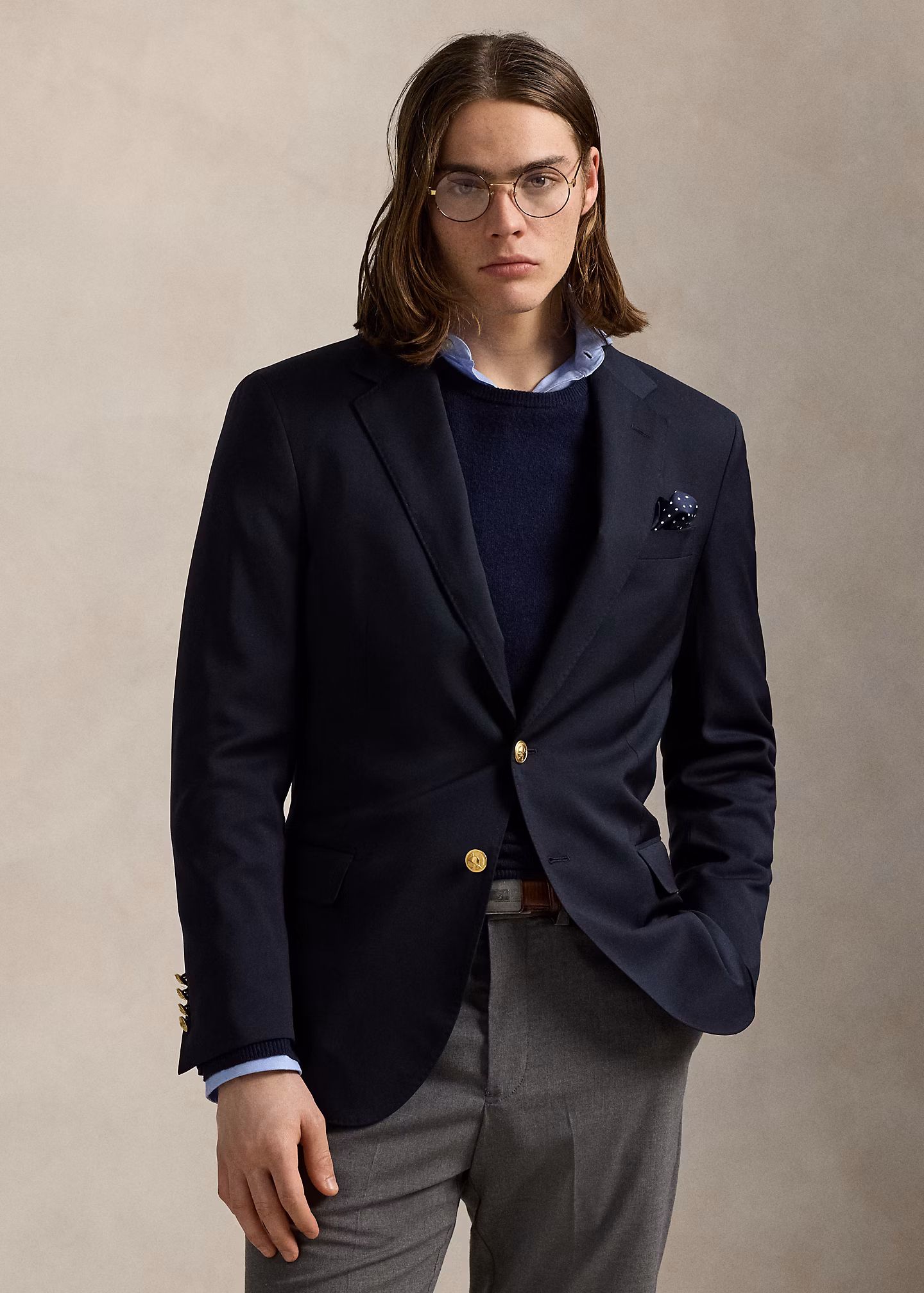 Polo-Blazer aus Wolltwill - RALPH LAUREN OUTLET