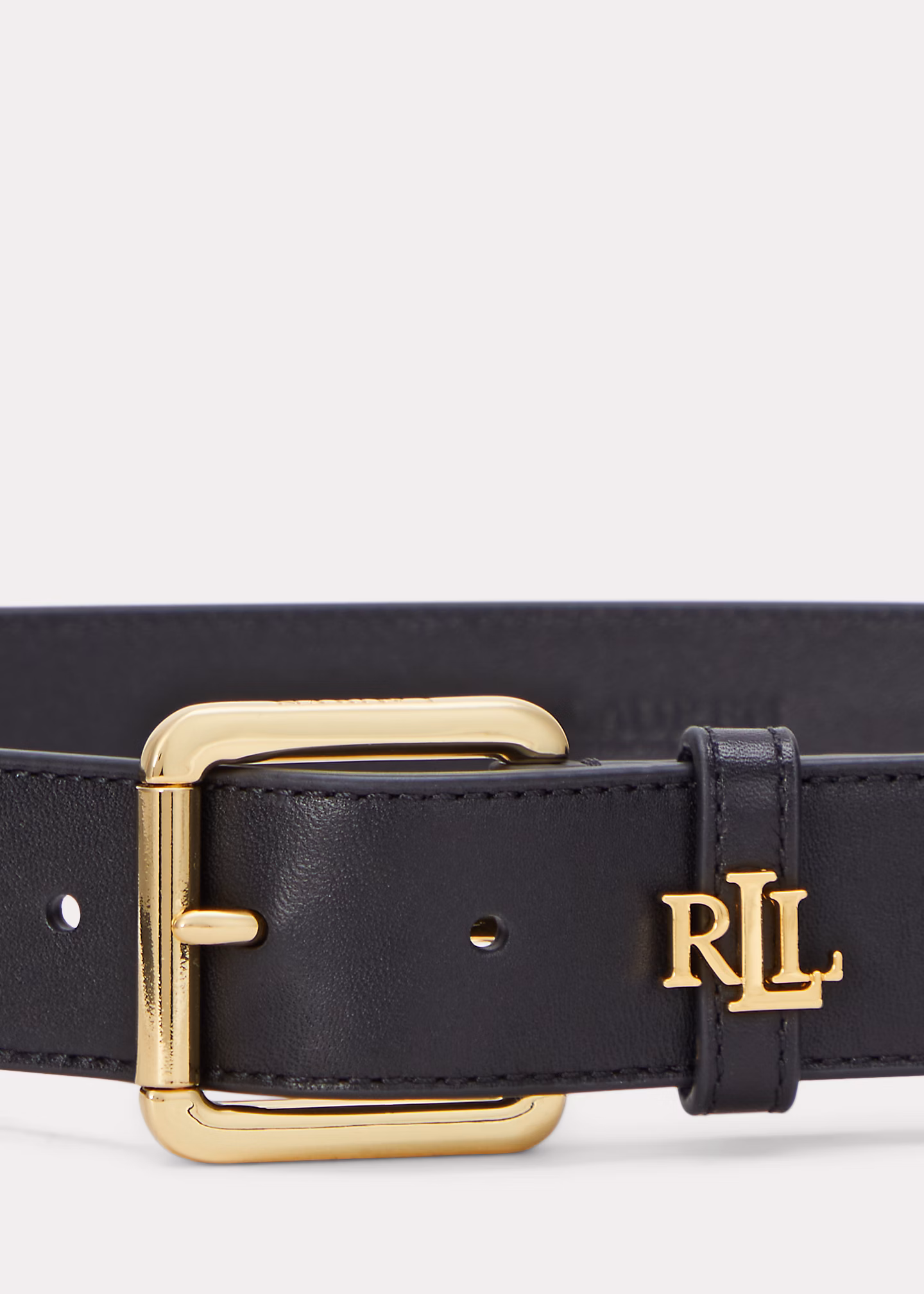 Ledergürtel mit Logoschlaufe - RALPH LAUREN OUTLET