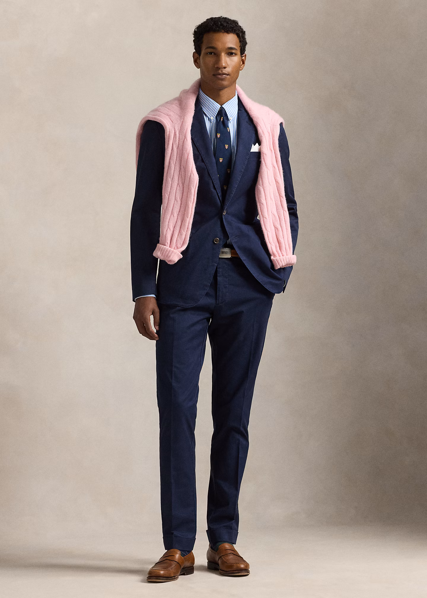 Anzughose aus Stretchchino - RALPH LAUREN OUTLET