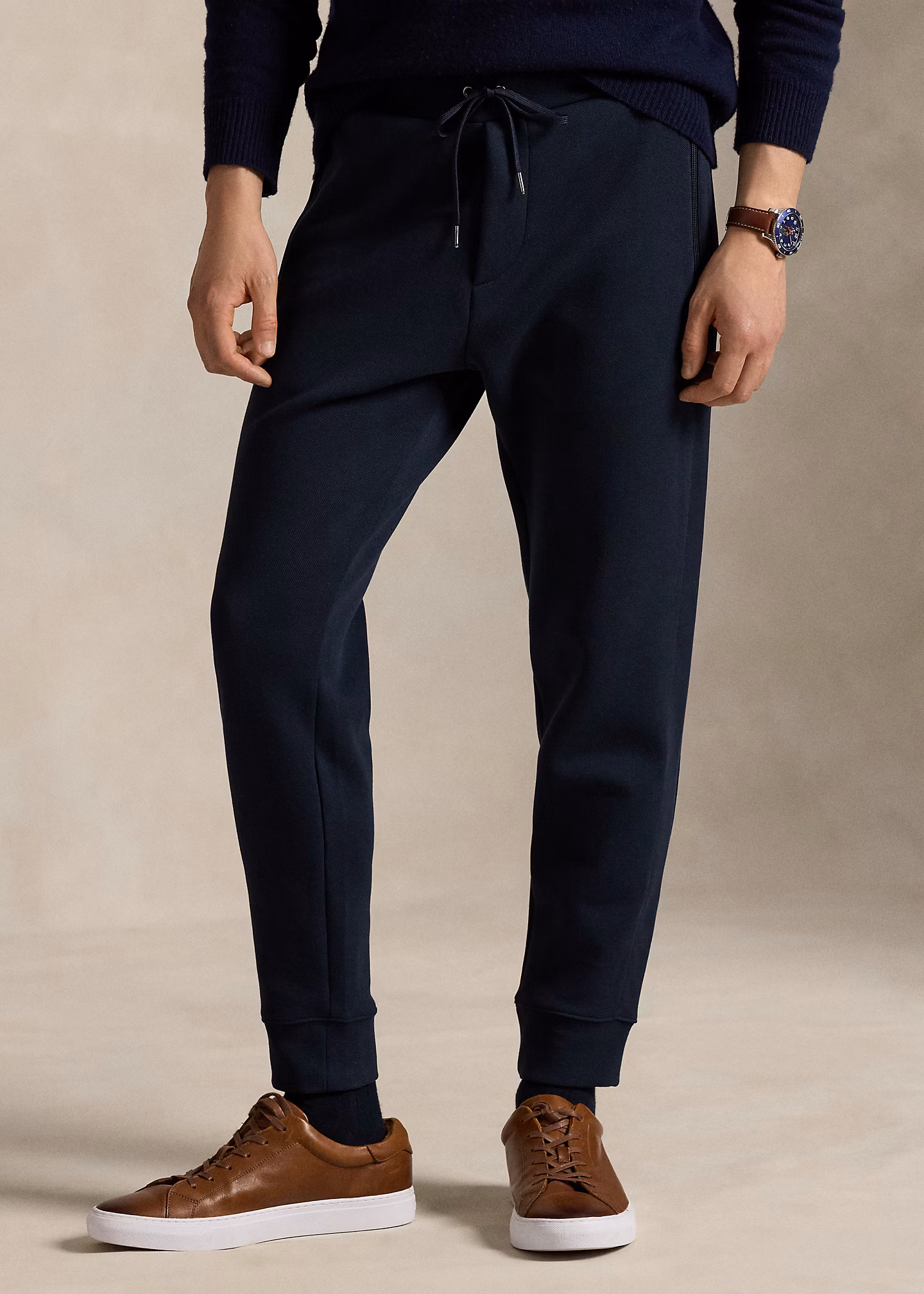 Doppellagige Piqué-Jogginghose - RALPH LAUREN OUTLET