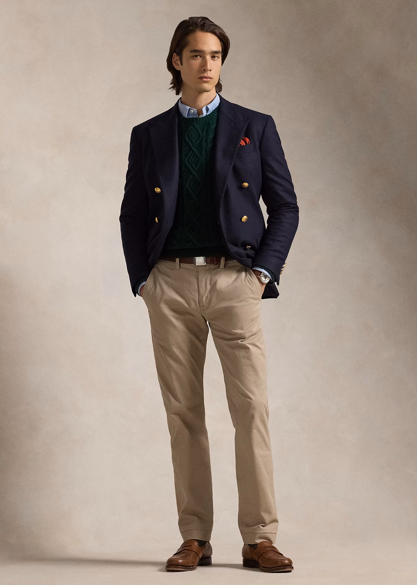 Stretch-Straight-Fit Chinohose Bedford - RALPH LAUREN OUTLET