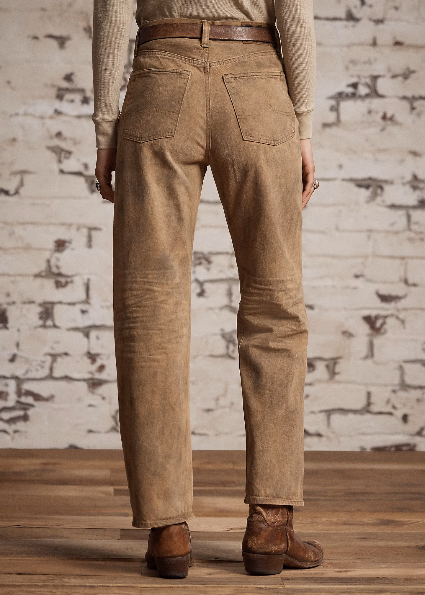 Boy-Fit Jeans mit hoher Leibhöhe - RALPH LAUREN OUTLET