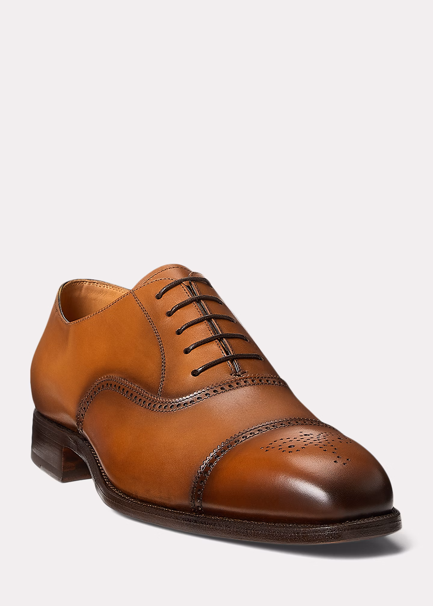 Cap-Toe-Schuh Denver aus Kalbsleder - RALPH LAUREN OUTLET