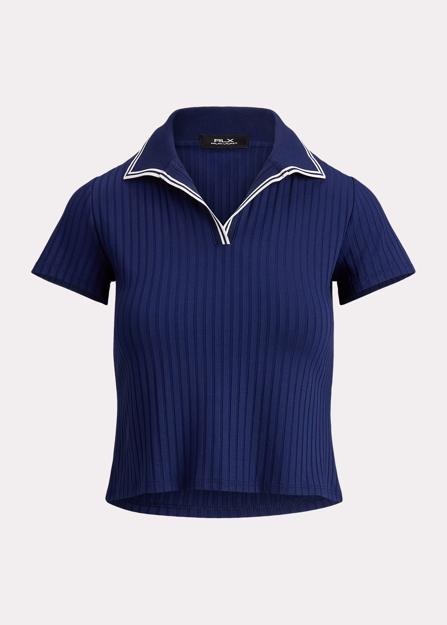 Geripptes Slim-Fit Cricket-Poloshirt - RALPH LAUREN OUTLET