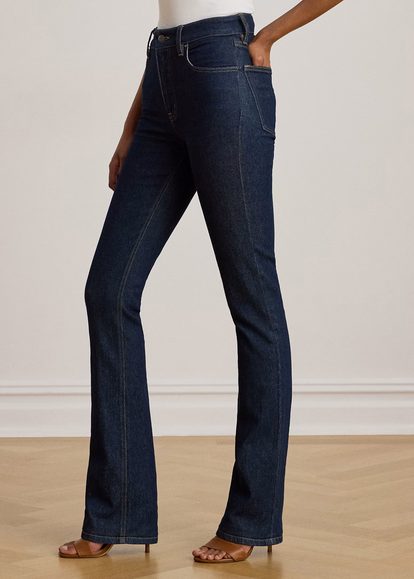 Bootcut-Jeans mit hoher Leibhöhe - RALPH LAUREN OUTLET