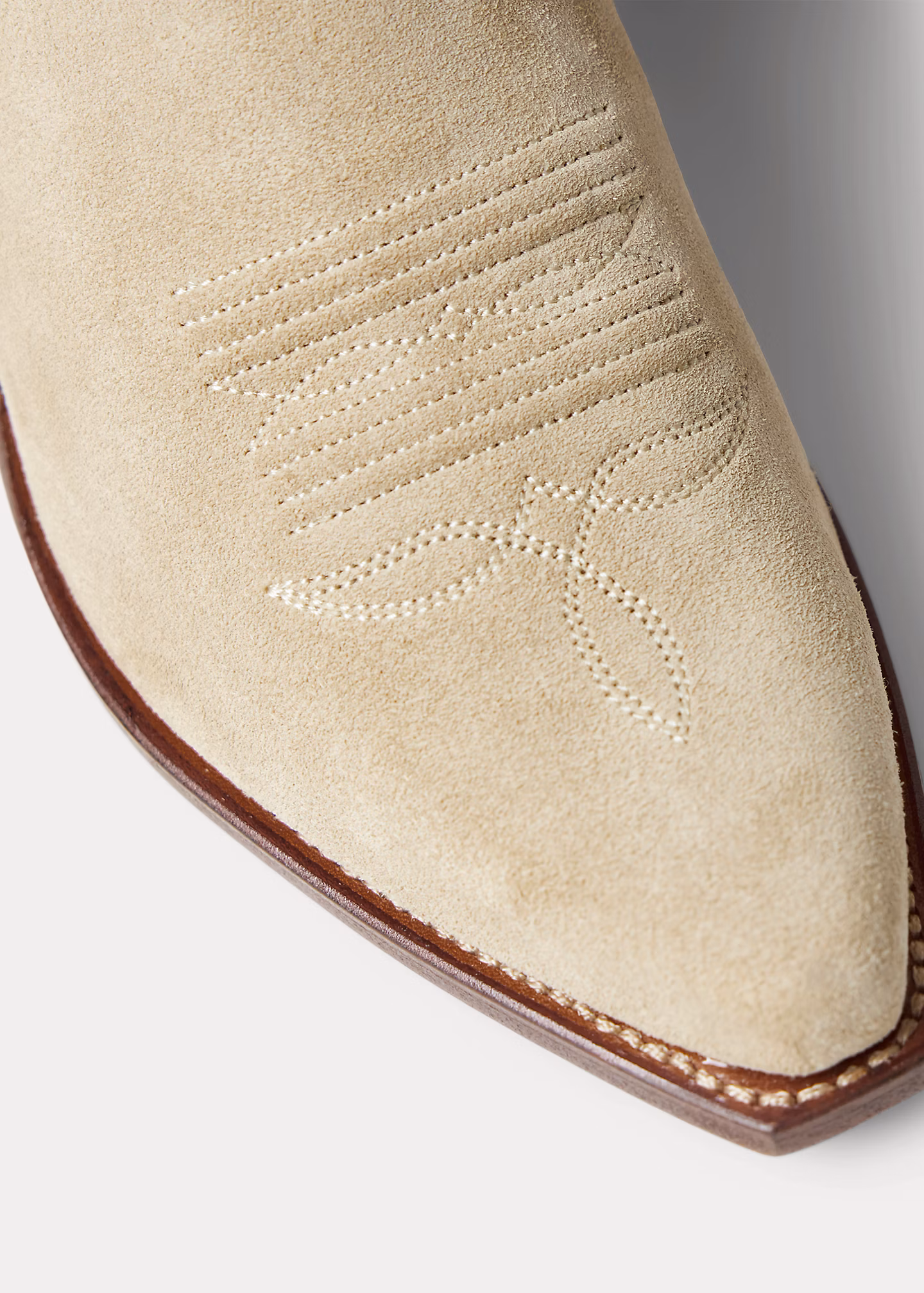 Cowboystiefel Chilton aus Kalbswildleder - RALPH LAUREN OUTLET