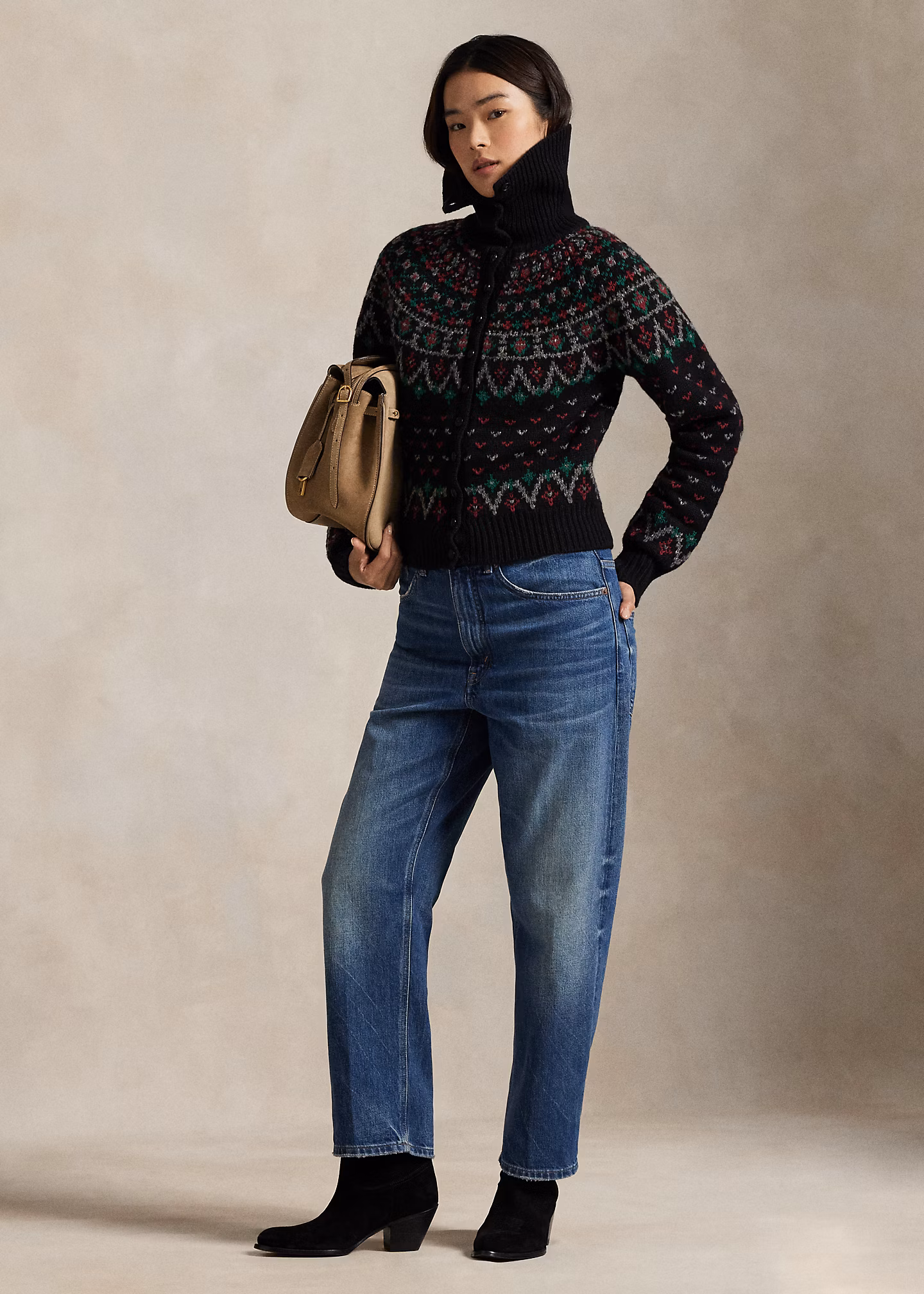 Strickjacke mit Fair-Isle-Muster - RALPH LAUREN OUTLET