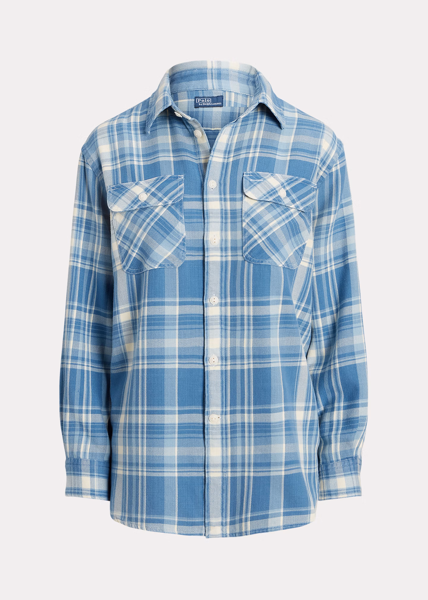 Karo-Arbeitshemd aus Baumwolltwill - RALPH LAUREN OUTLET