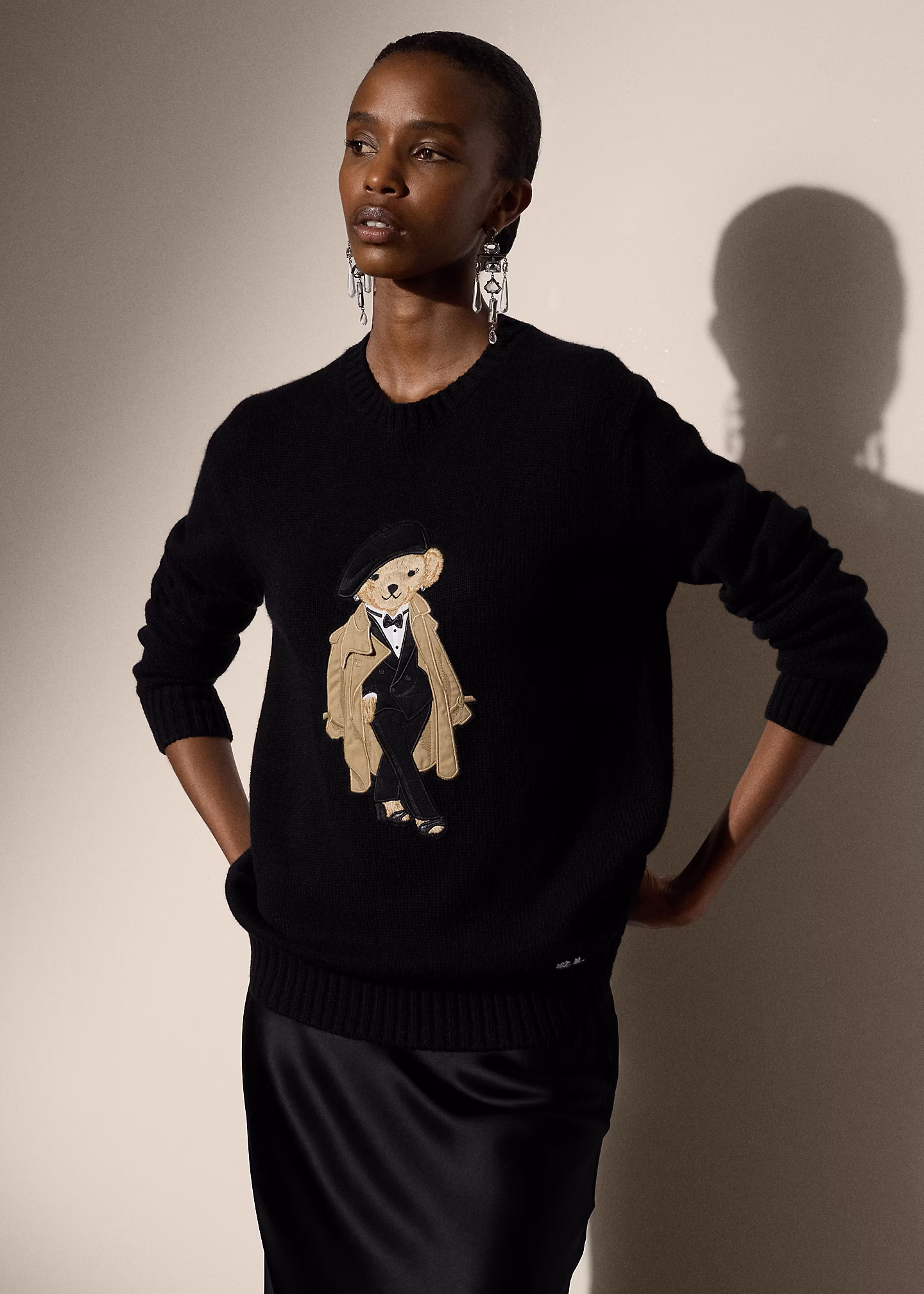 Kaschmirpullover mit Trench Polo Bear - RALPH LAUREN OUTLET