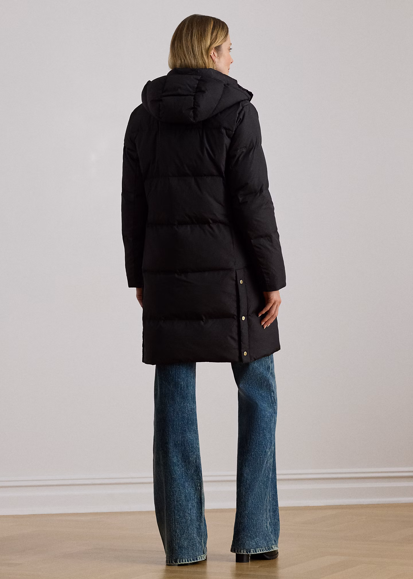 Steppmantel mit Kapuze und Wappen - RALPH LAUREN OUTLET