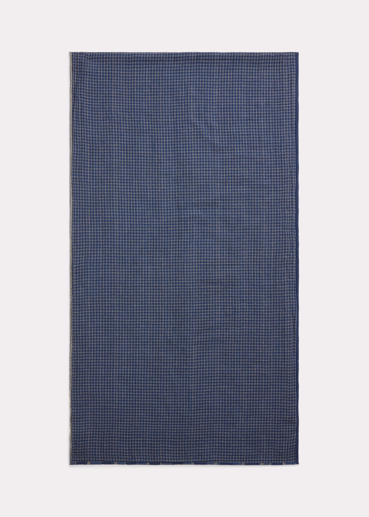 Beidseitiger Baumwollschal mit Streifen - RALPH LAUREN OUTLET