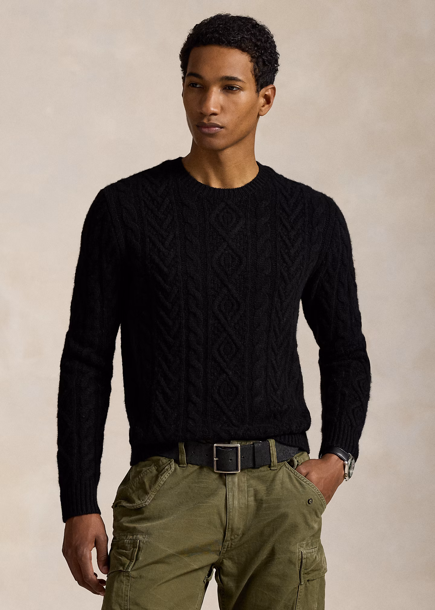 Fischerpullover aus Wolle und Alpaka - RALPH LAUREN OUTLET