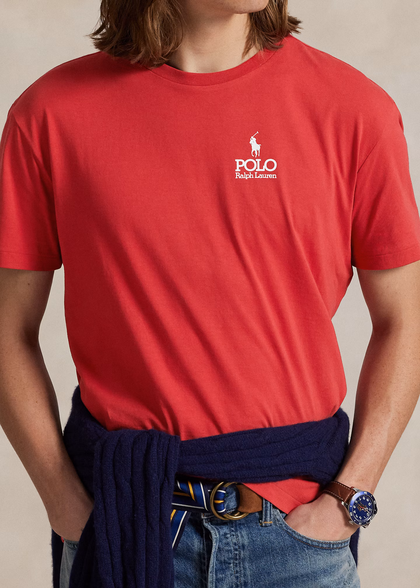 Classic-Fit Jersey-T-Shirt mit Logo - RALPH LAUREN OUTLET