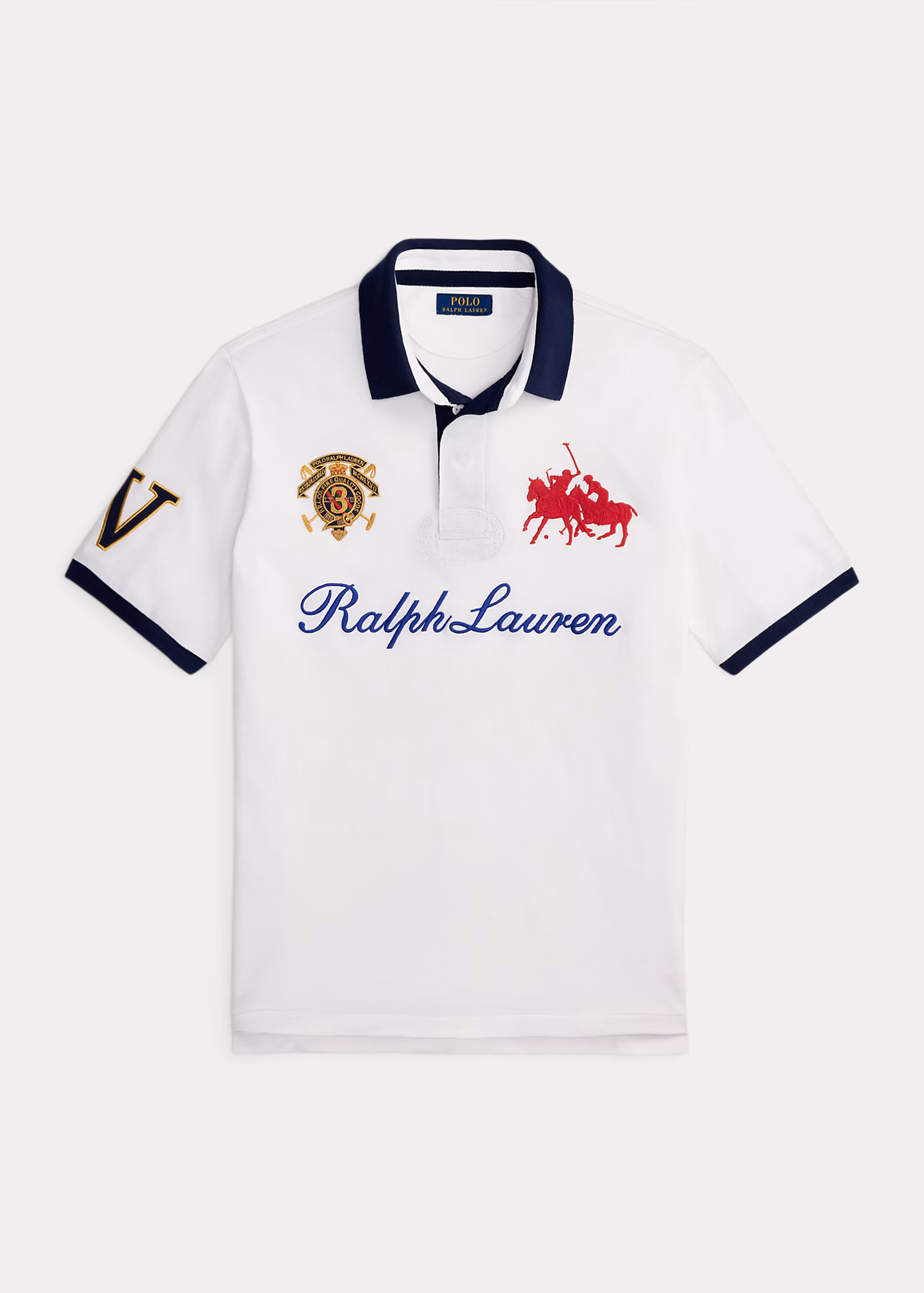 Classic-Fit Piqué-Poloshirt mit Wappen - RALPH LAUREN OUTLET