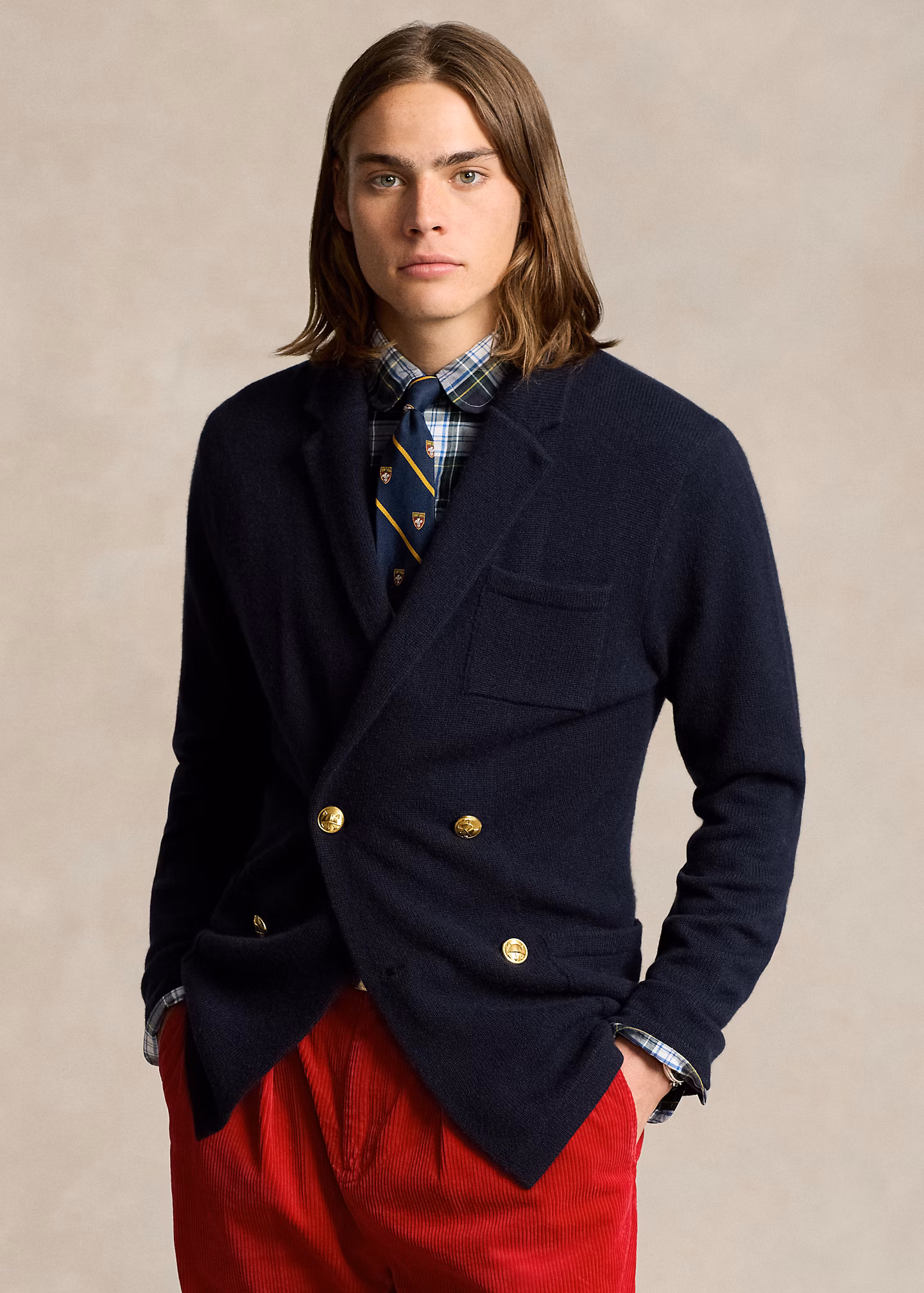 Strickblazer aus Kaschmir - RALPH LAUREN OUTLET