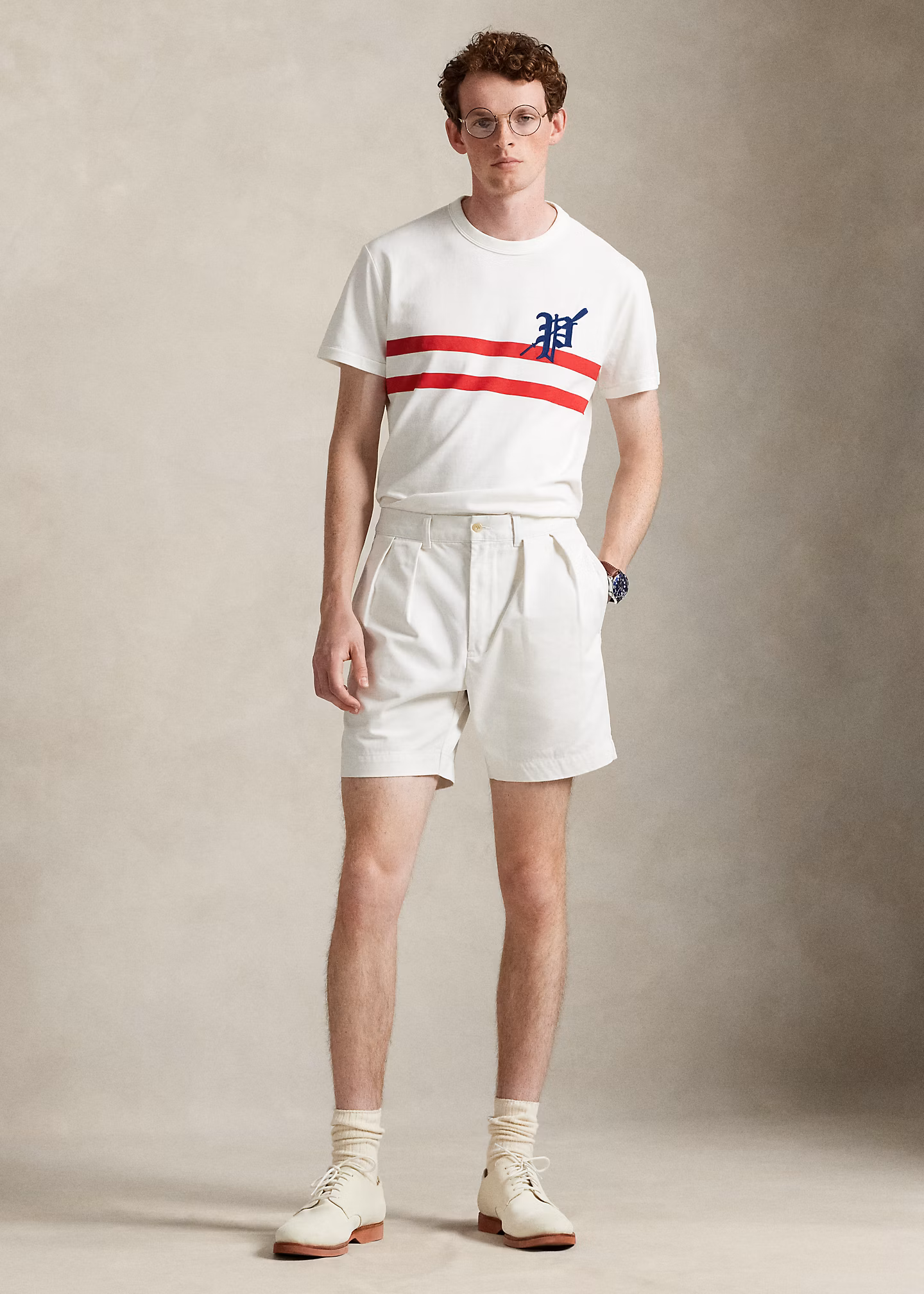 Standard-Fit Jersey-T-Shirt mit Grafik - RALPH LAUREN OUTLET