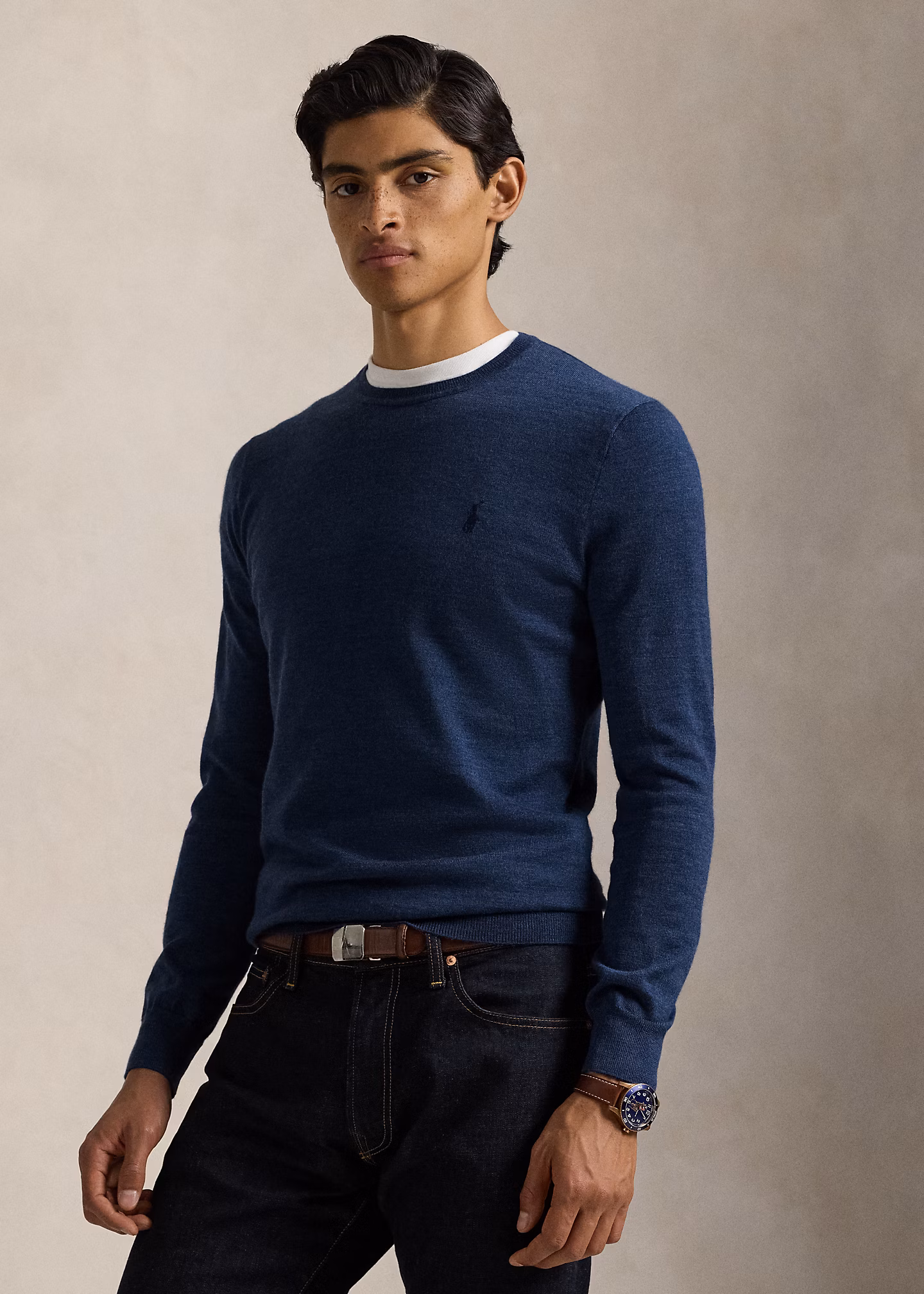 Slim-Fit Pullover aus waschbarer Wolle - RALPH LAUREN OUTLET