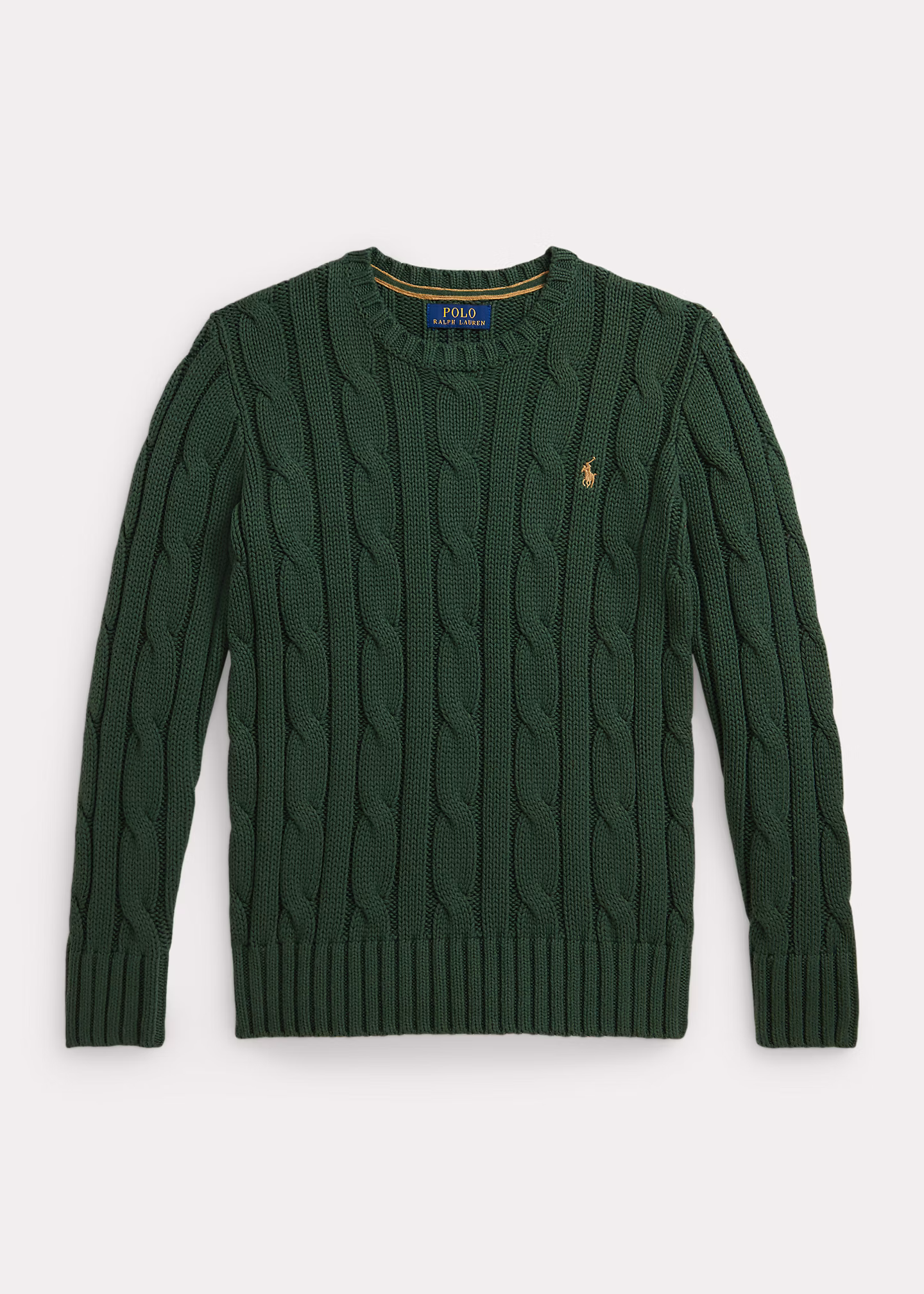 Baumwollpullover mit Zopfmuster - RALPH LAUREN OUTLET