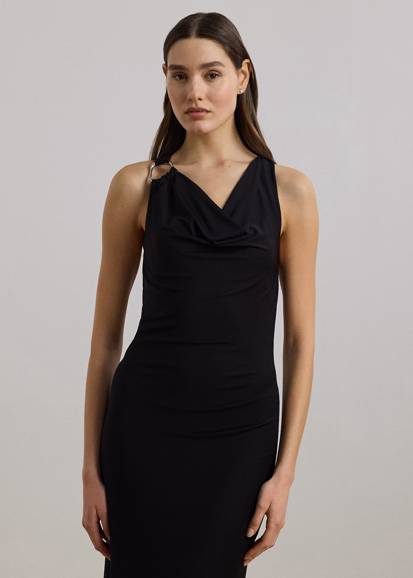 Abendkleid mit Wasserfallausschnitt - RALPH LAUREN OUTLET