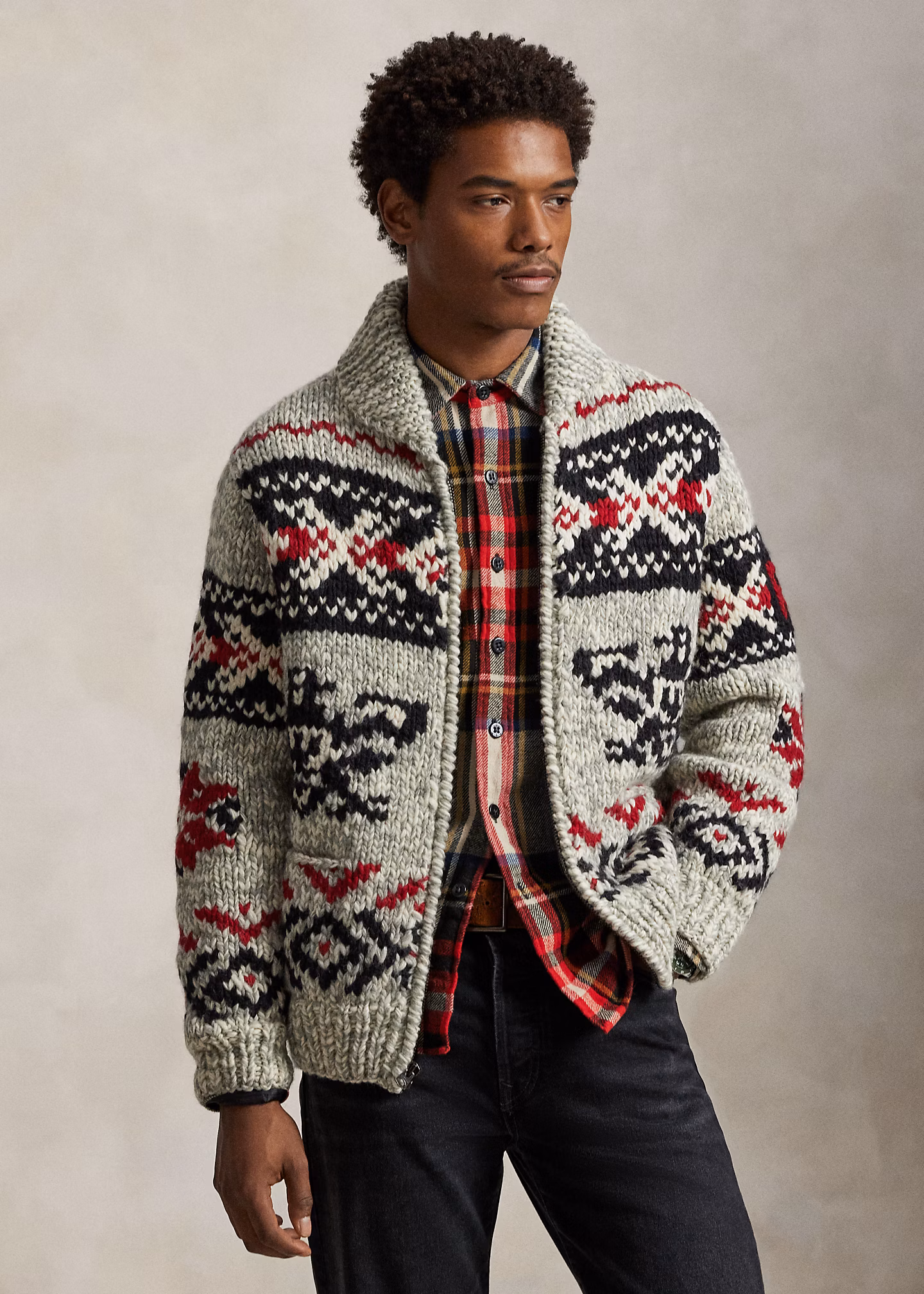 Woll-Cardigan mit Schalkragen - RALPH LAUREN OUTLET