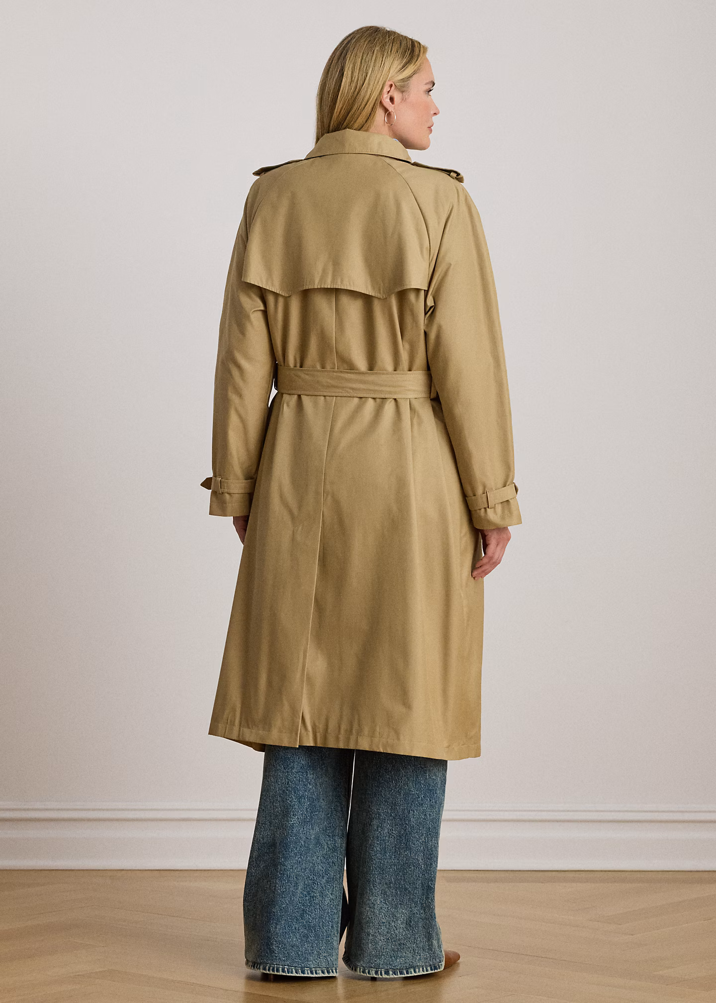 Zweireihiger Trenchcoat mit Gürtel - RALPH LAUREN OUTLET
